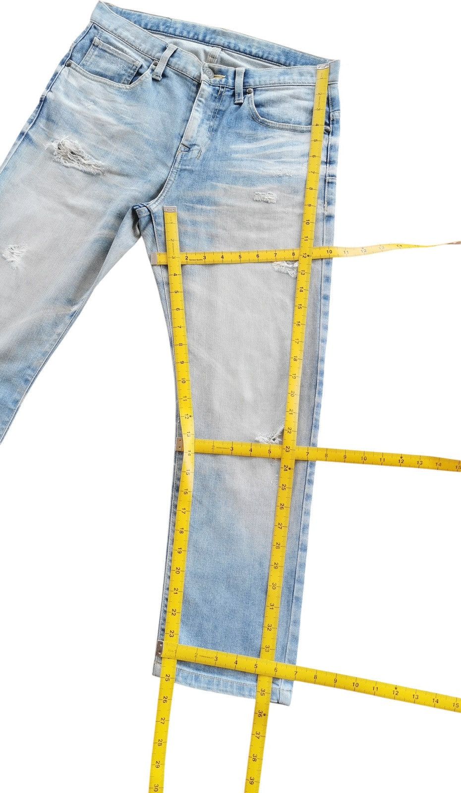 Tornado Mart Tornado Mart Distressed Jeans Made In Japan Size US 30 / EU 46 - 13 Thumbnail