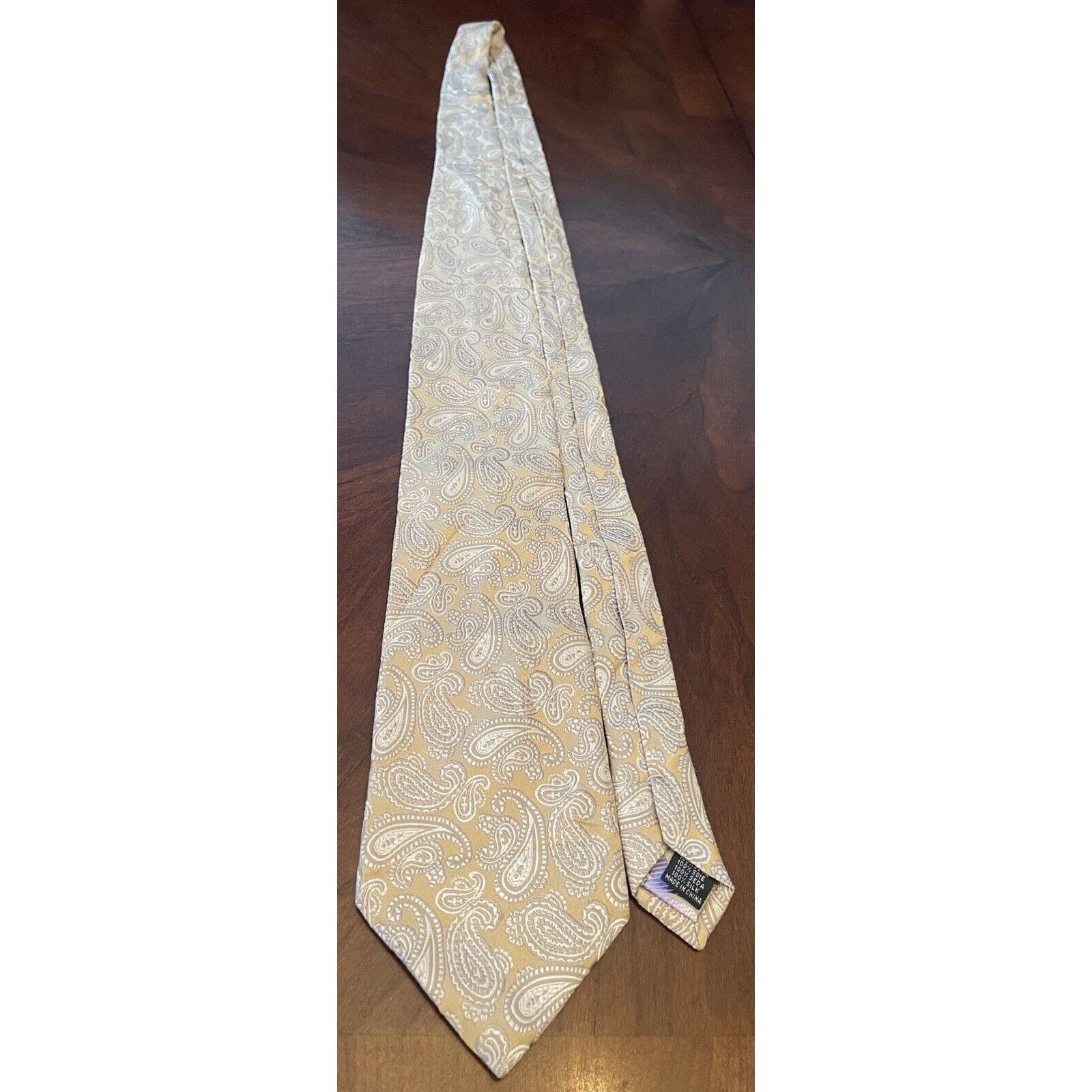 Other Valerio Garati Gold Hand Made 100% Silk Made In China Size ONE SIZE - 3 Thumbnail