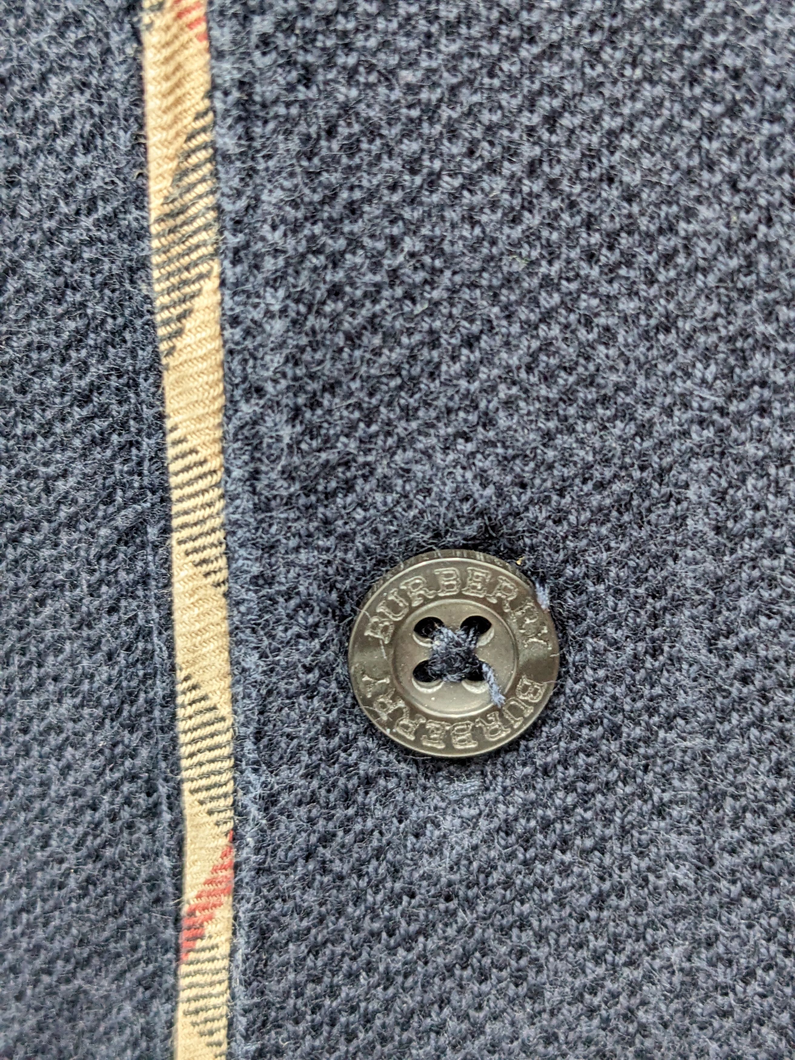 Burberry × Vintage VINTAGE BURBERRY LONDON POLO SHIRT Size US L / EU 52-54 / 3 - 4 Thumbnail