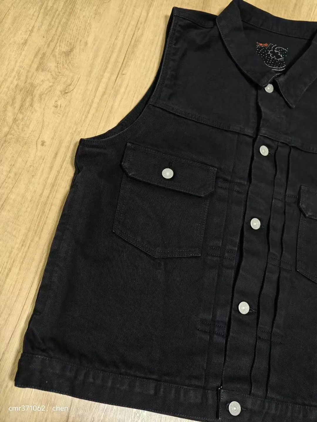 Visvim VISVIM 22 ICT VEST DMGD Black Denim Size 2 95 New Size US M / EU 48-50 / 2 - 4 Thumbnail