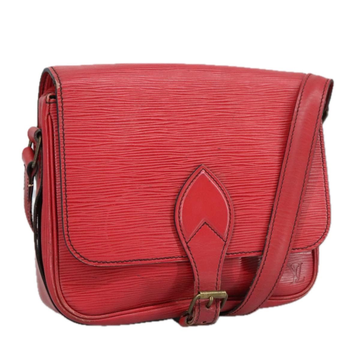 Louis Vuitton Cartouchiere Red Leather Shoulder Bag (Pre-Owned) Size ONE SIZE - 1 Thumbnail