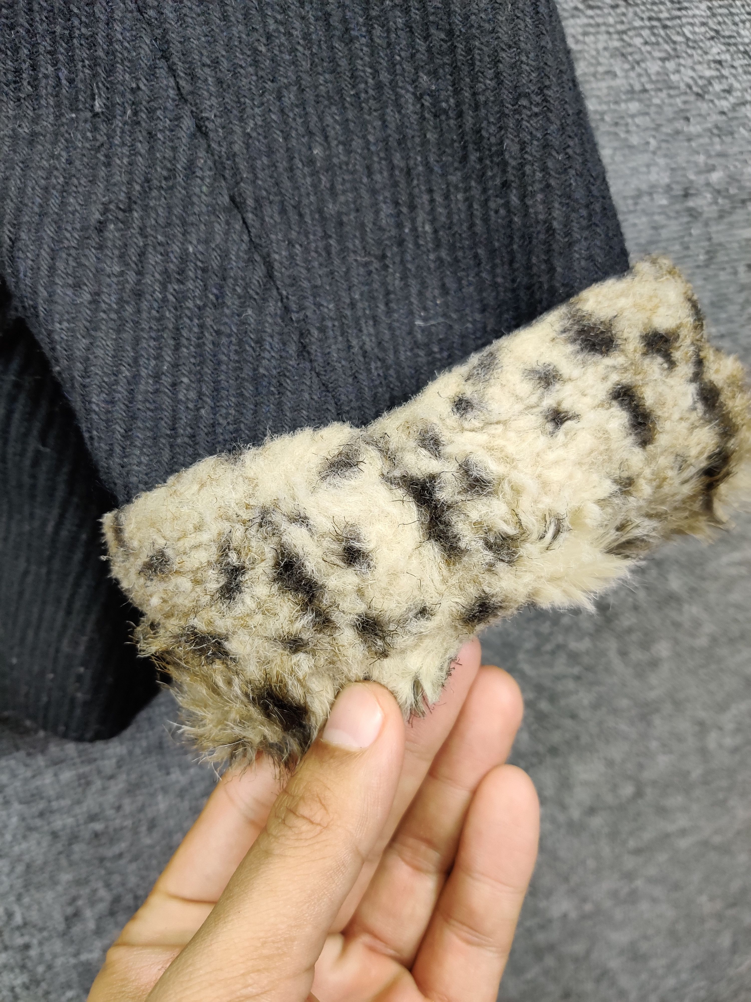 Morgan De Toi Morgan De Toi Leopard Wool Fur Coat Size US M / EU 48-50 / 2 - 13 Thumbnail
