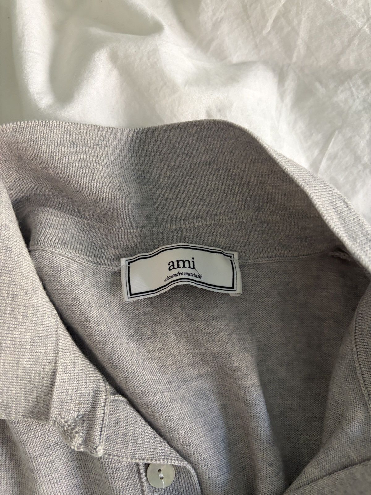 AMI Polo neck knitted wool sweater Size US S / EU 44-46 / 1 - 6 Thumbnail