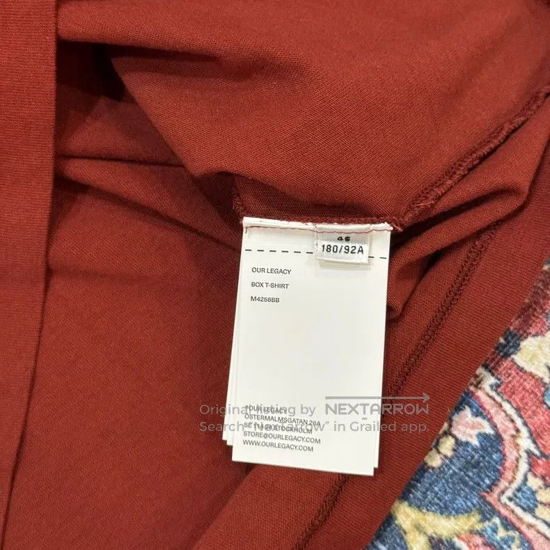 Our Legacy Our Legacy Red brick short sleeves Size US S / EU 44-46 / 1 - 4 Thumbnail