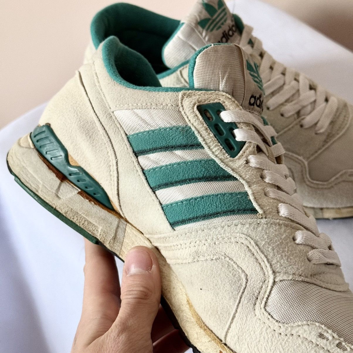 Adidas 80s Vintage Adidas TX8911 / 680 (Korea) Green/Cream Shoes Size US 8.5 / EU 41-42 - 22 Thumbnail