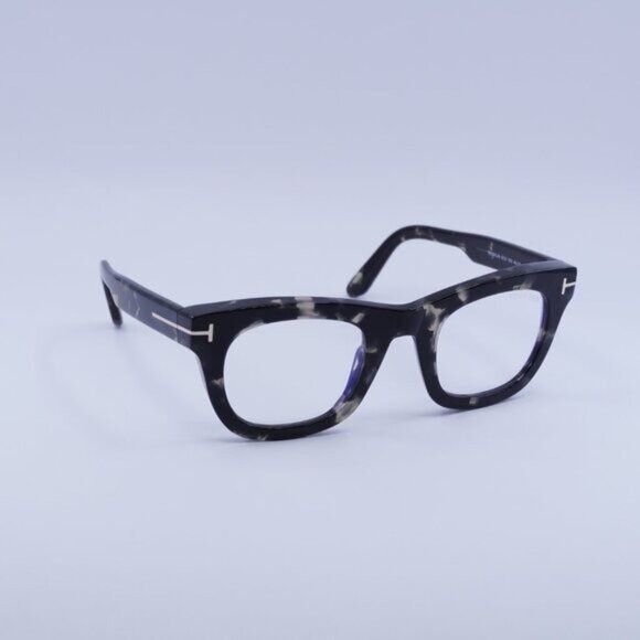 Tom Ford Tom Ford FT5872-B 005 Eyeglasses Black Havana 48mm Square Size ONE SIZE - 5 Thumbnail