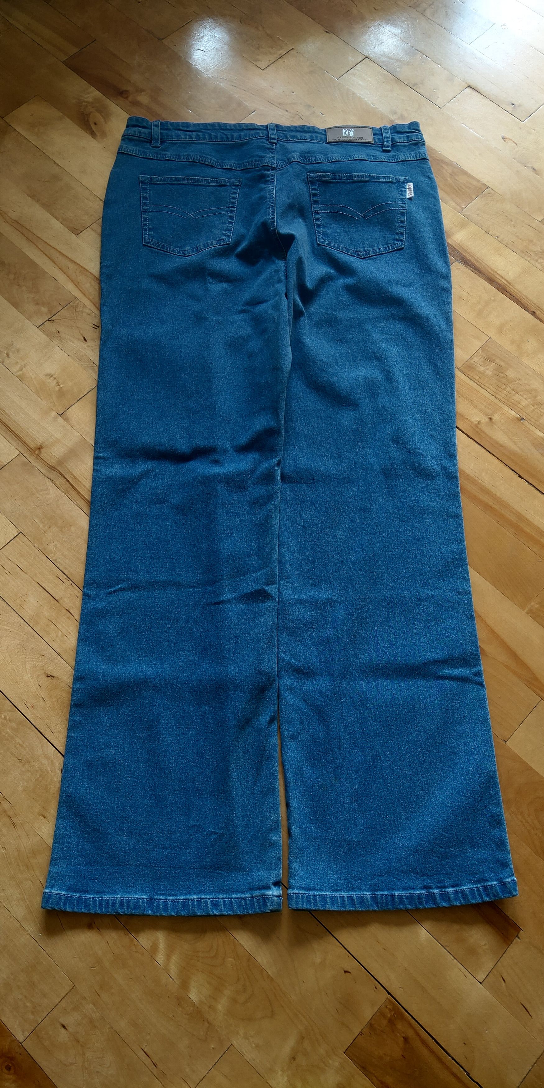 Japanese Brand × Vintage Embroidered Flower Flared Pants y2k opium raver Vintage Wide Size 35" - 7 Thumbnail