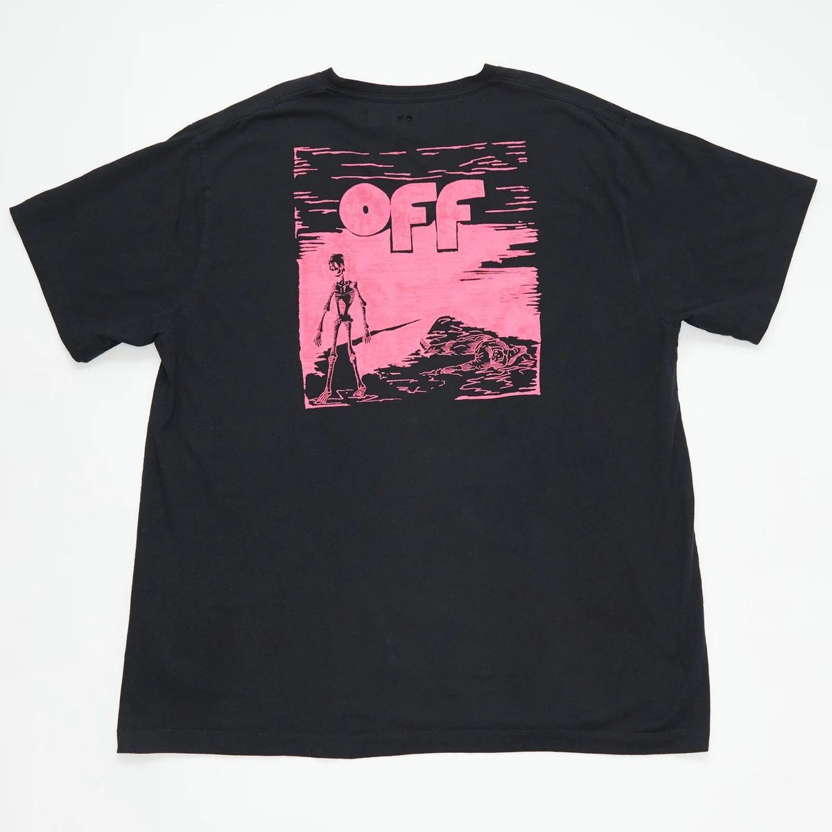 Off-White OFF-WHITE PINK SKULL T-SHIRT Size US XL / EU 56 / 4 - 2 Thumbnail