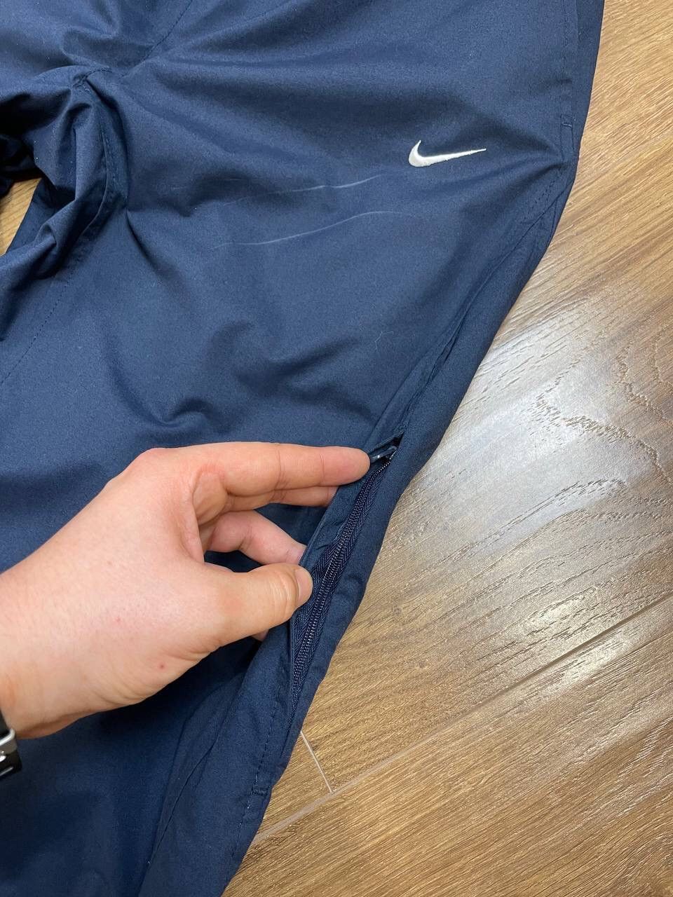 Nike × Vintage Vintage Nike 90’s Y2K Style Swoosh Cargo Drill Nylon Pants Size US 30 / EU 46 - 13 Thumbnail