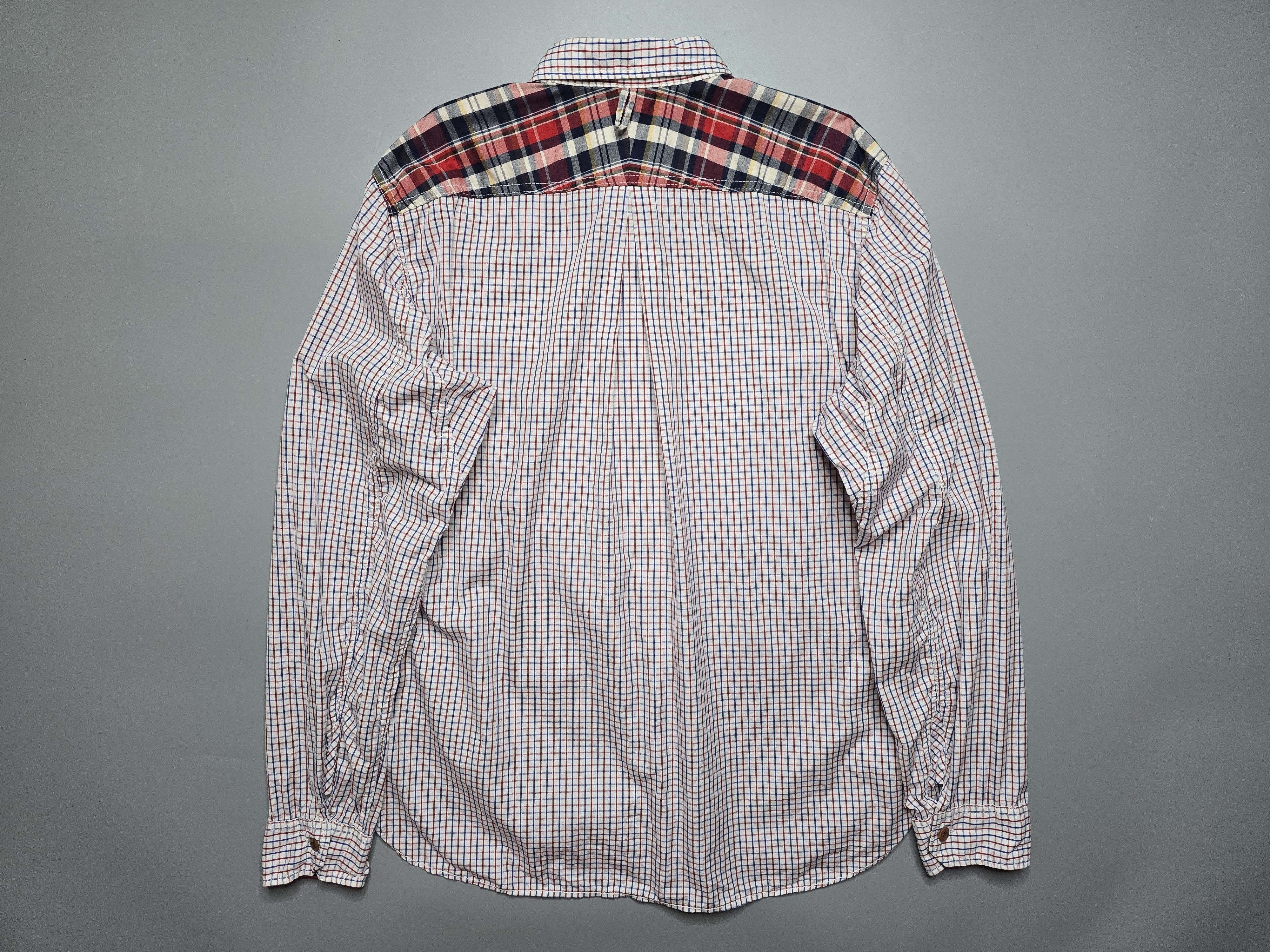 Comme des Garcons × Junya Watanabe Junya Watanabe CDG Man - FW11 Club Collar Mini Check Shirt Size US M / EU 48-50 / 2 - 2 Thumbnail