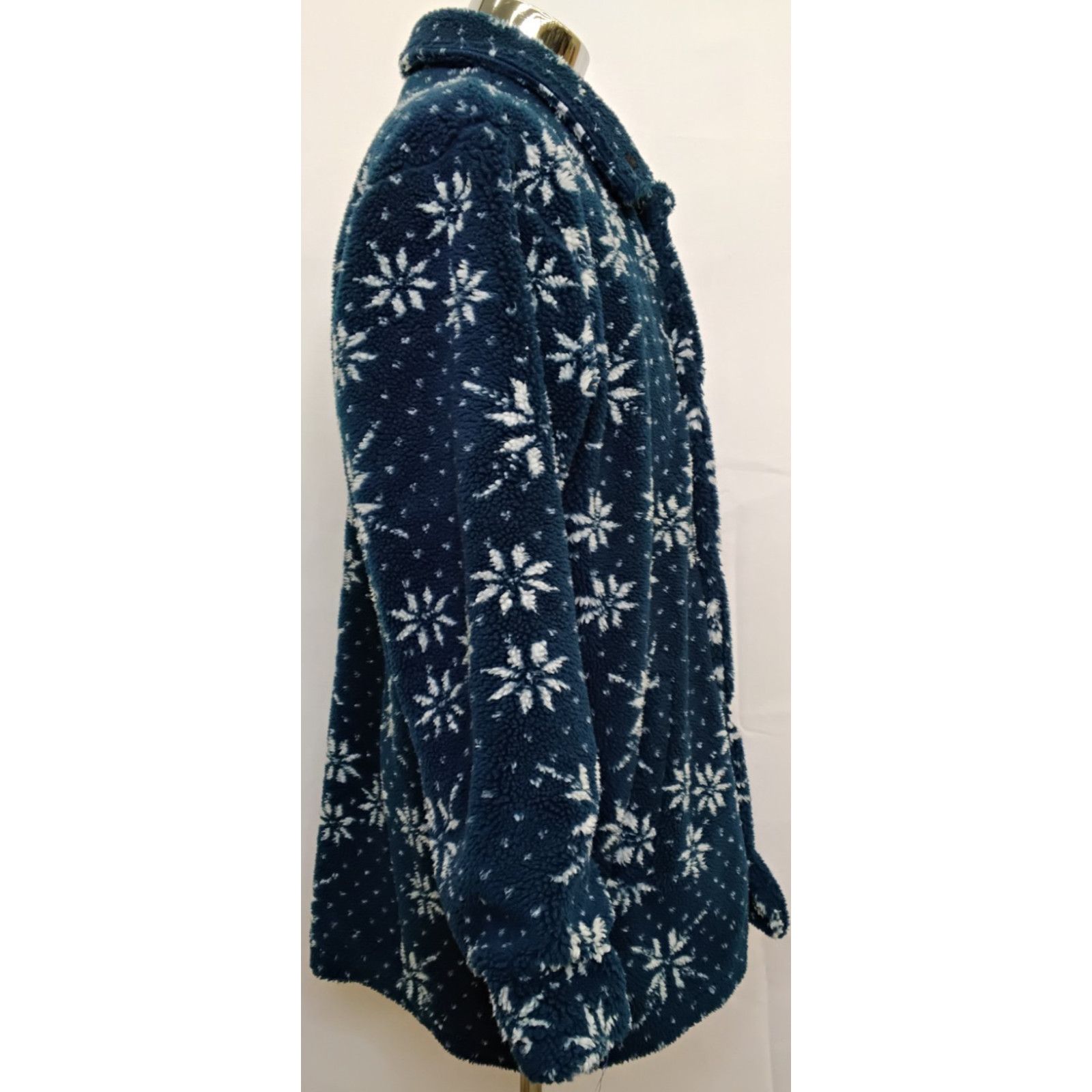 L.L. Bean L.L. Bean Deep Pile Coat Men's M Tall Blue Snowflake VTG 80s Size US M / EU 48-50 / 2 - 4 Thumbnail