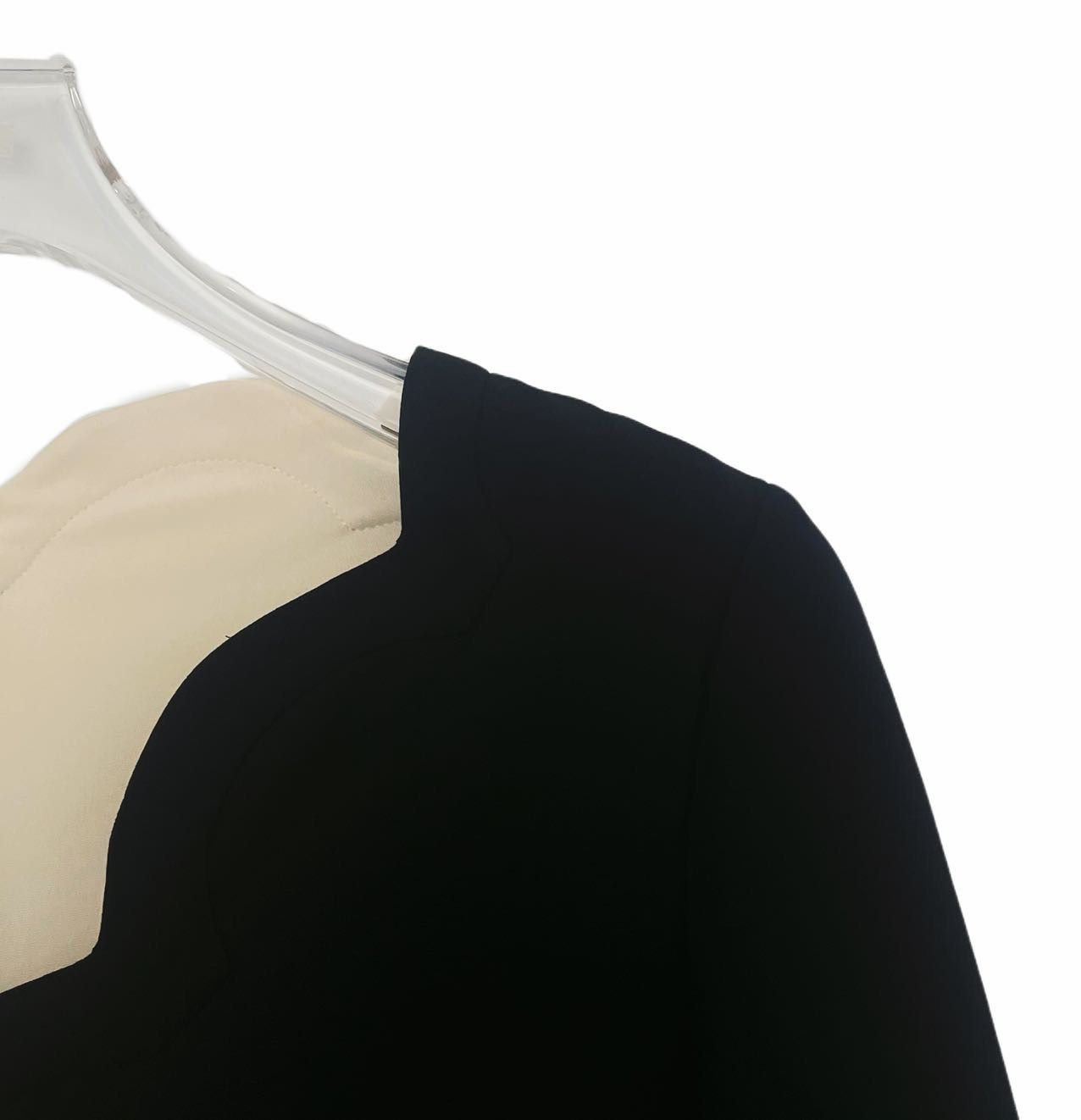Valentino Valentino Wavy V-neck Color Block Dress K26WX Size XS / US 0-2 / IT 36-38 - 4 Thumbnail