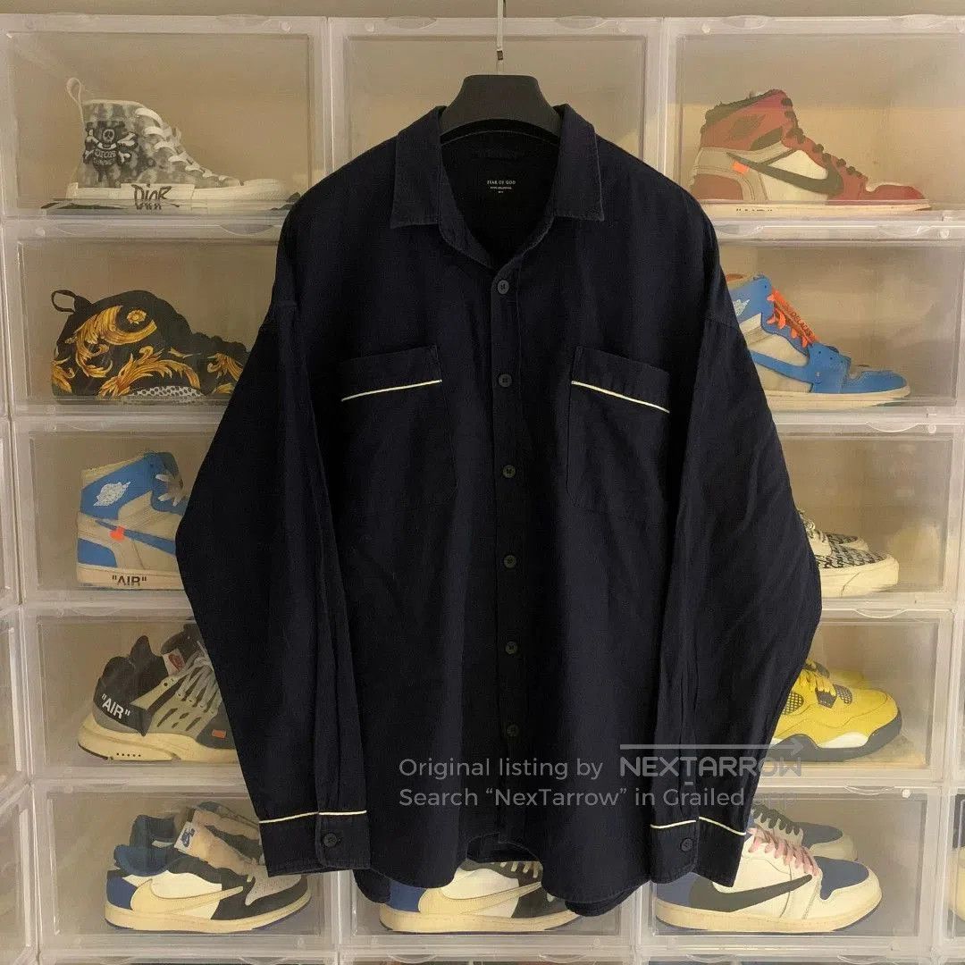 Fear of God Fear of God Season 5 Deep Blue Shirt. Size US L / EU 52-54 / 3 - 1 Thumbnail