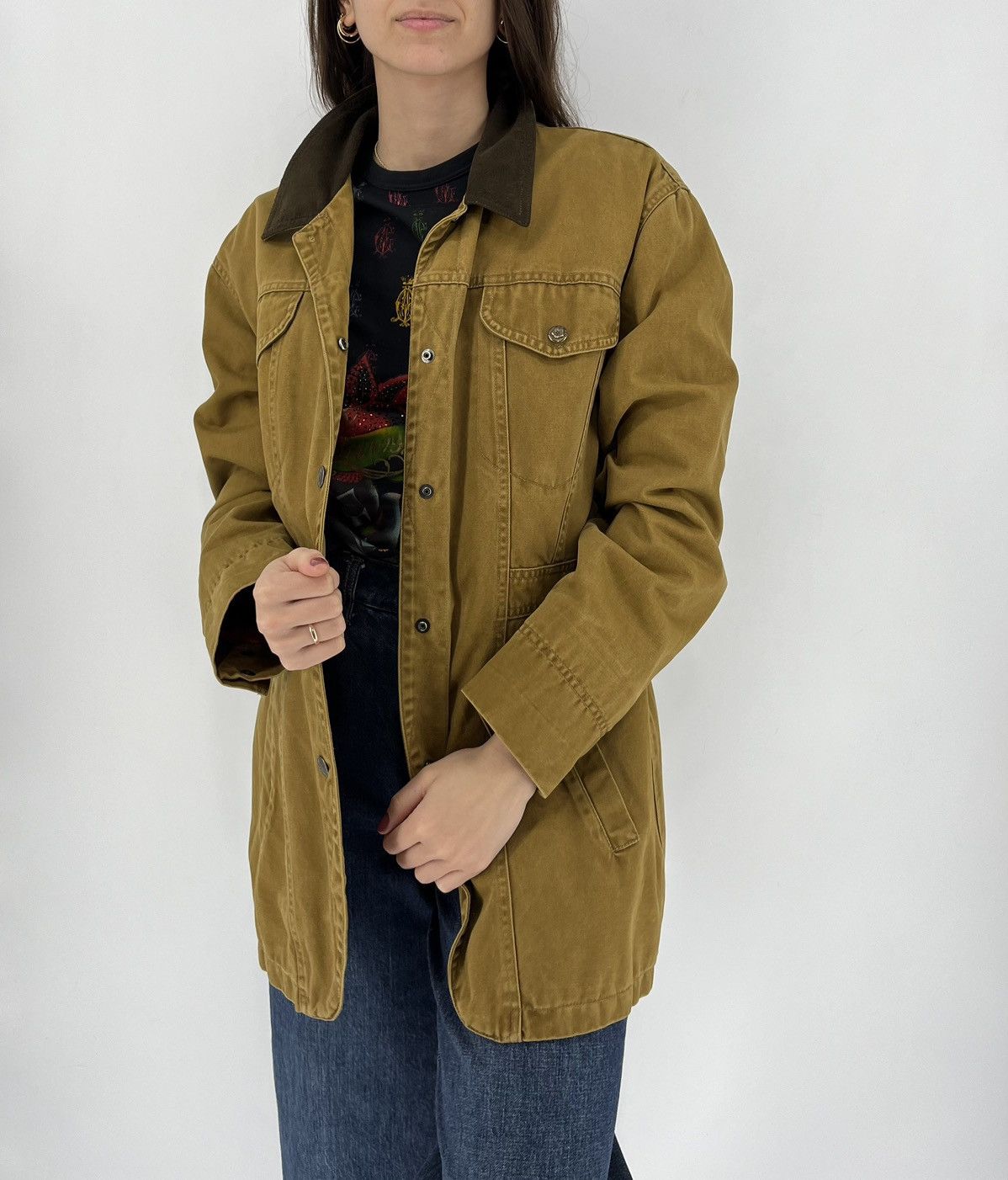 Japanese Brand × Kenzo × Vintage Vintage 1990s KENZO JEANS Women's Jacket Made In France Size L / US 10 / IT 46 - 2 Thumbnail