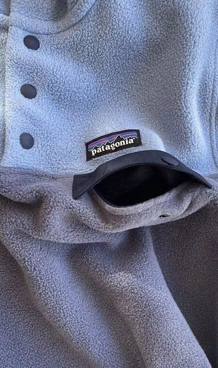 Patagonia × Vintage Patagonia Men's Synchilla Vtg Snap Fleece Jacket Blue Sz XXS Size US XXS / EU 40 - 9 Thumbnail