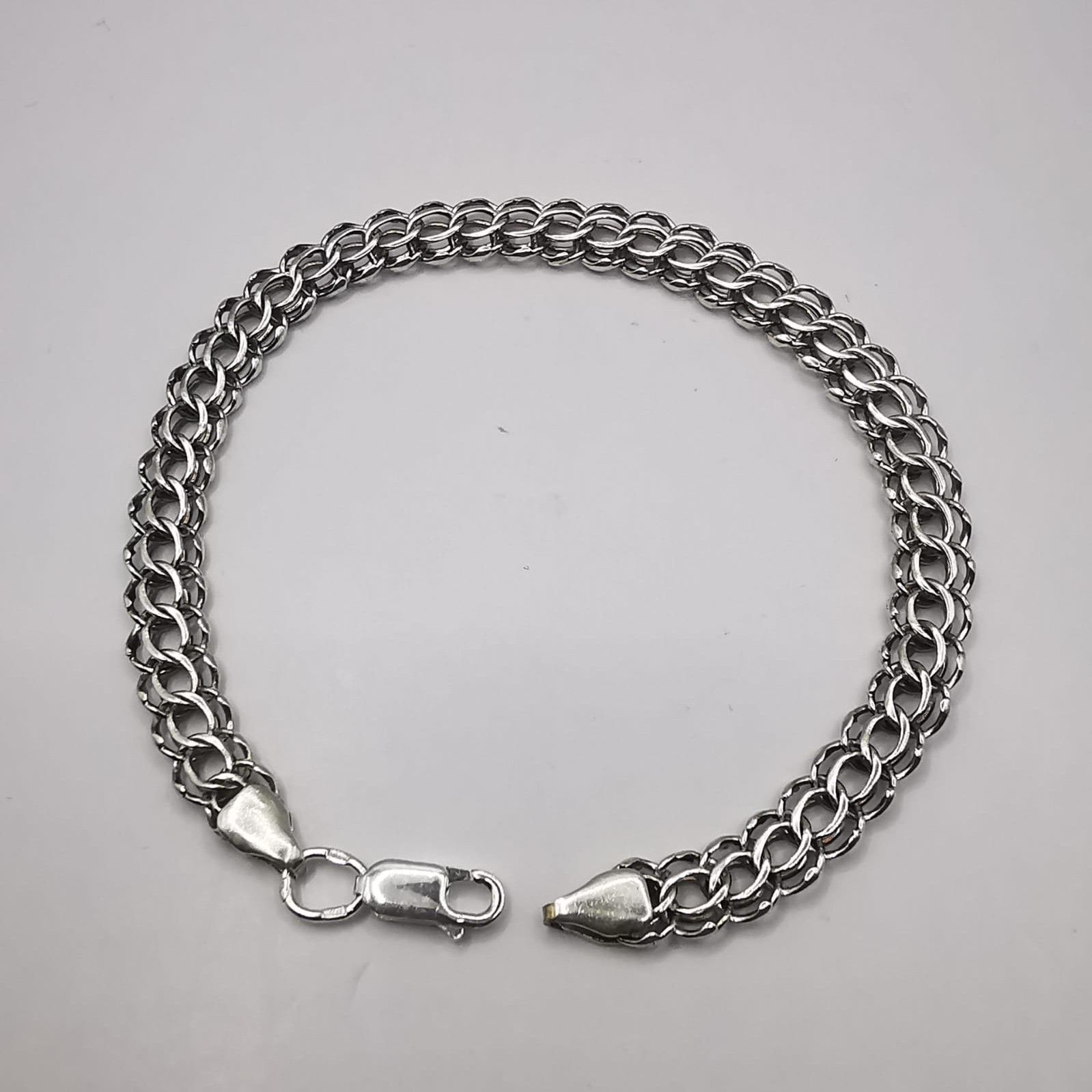 Sterling Silver Vintage Bracelet Jewelry,925 Sterling Silver, Handmade 8,13g Size ONE SIZE - 1 Thumbnail