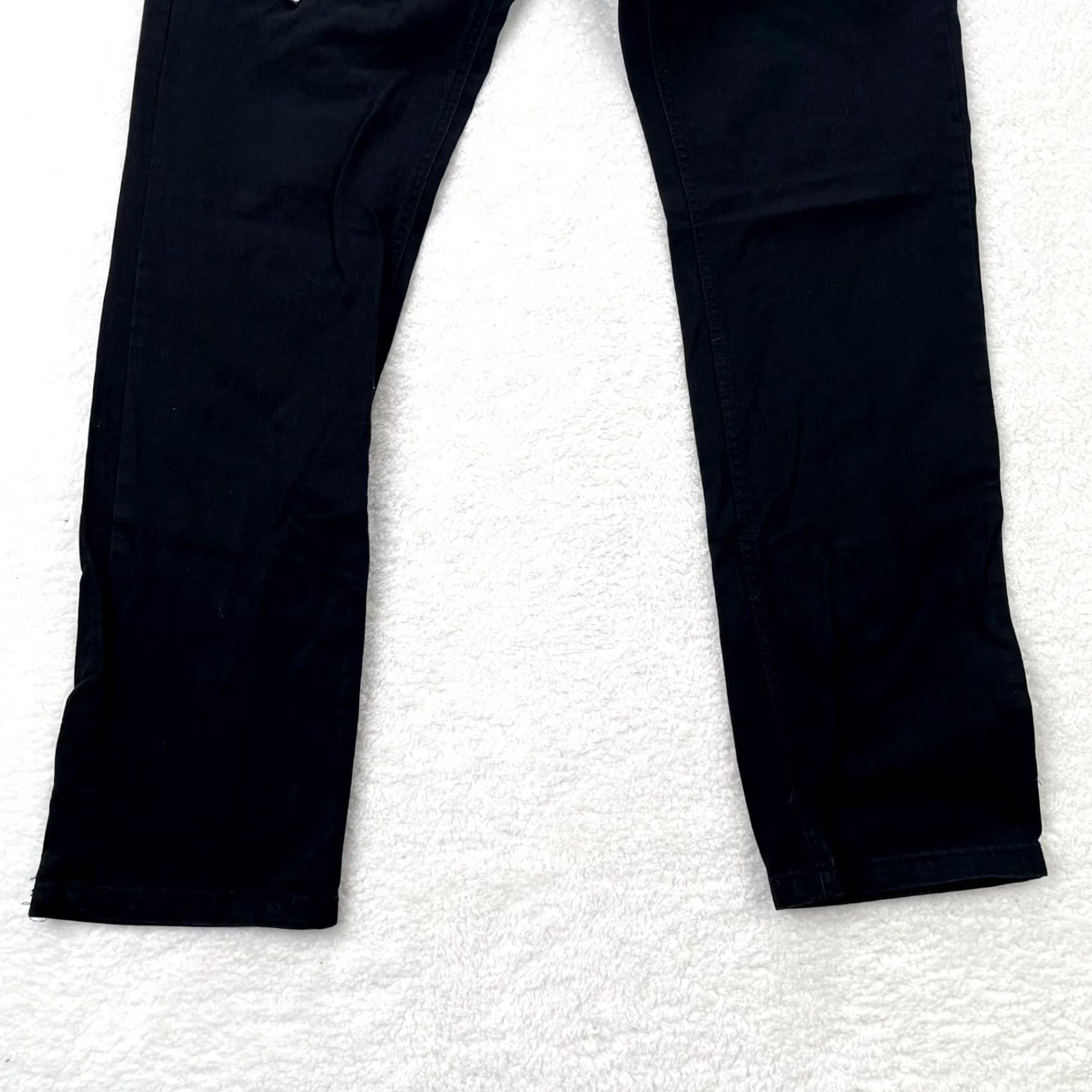 Vintage VINTAGE Kosmo Lupo Jeans Mens 34x31 Black Denim Straight Zipper Pockets Italy Min 34x31 Size US 34 / EU 50 - 2 Thumbnail
