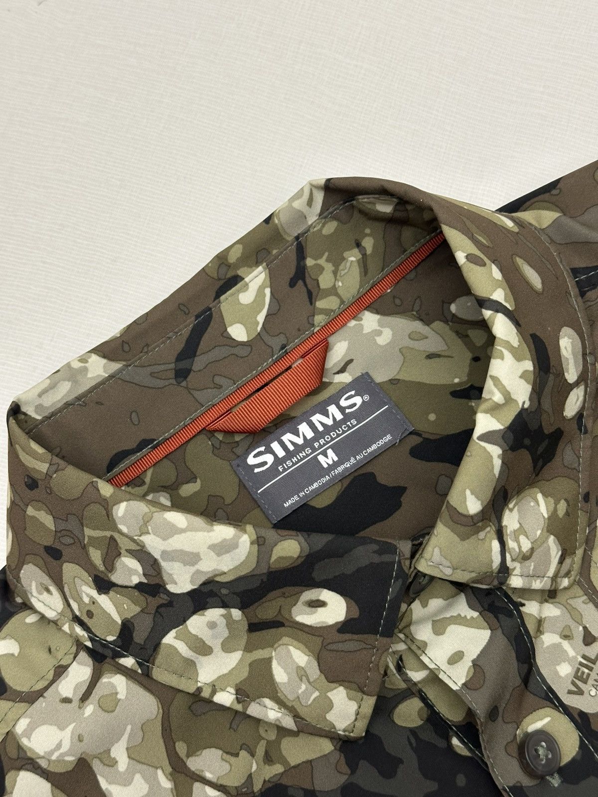 Simms Simms Double Haul L/S Veil Camo Button Down Shirt M Hunting Size US M / EU 48-50 / 2 - 4 Thumbnail