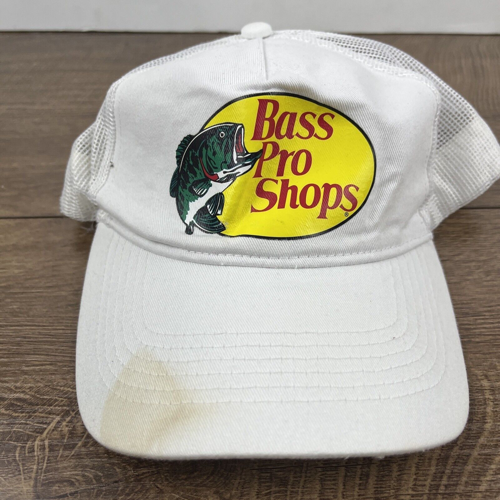 Other Bass Pro Snapback Hat White Hat Adjustable Adult Size Hat Wh Size ONE SIZE - 6 Thumbnail