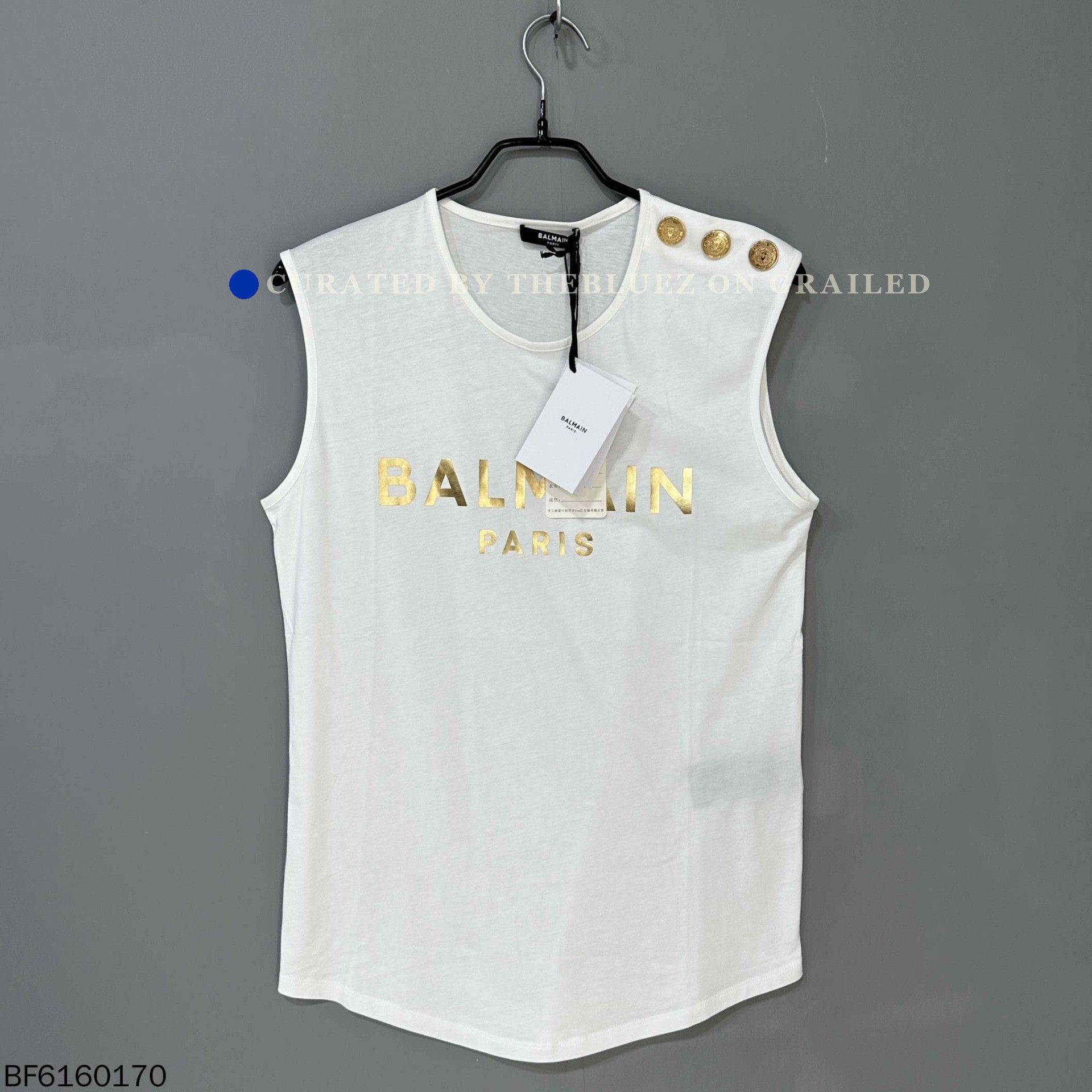 Balmain × Pierre Balmain Balmain - SS11 Punk American Flag Tank