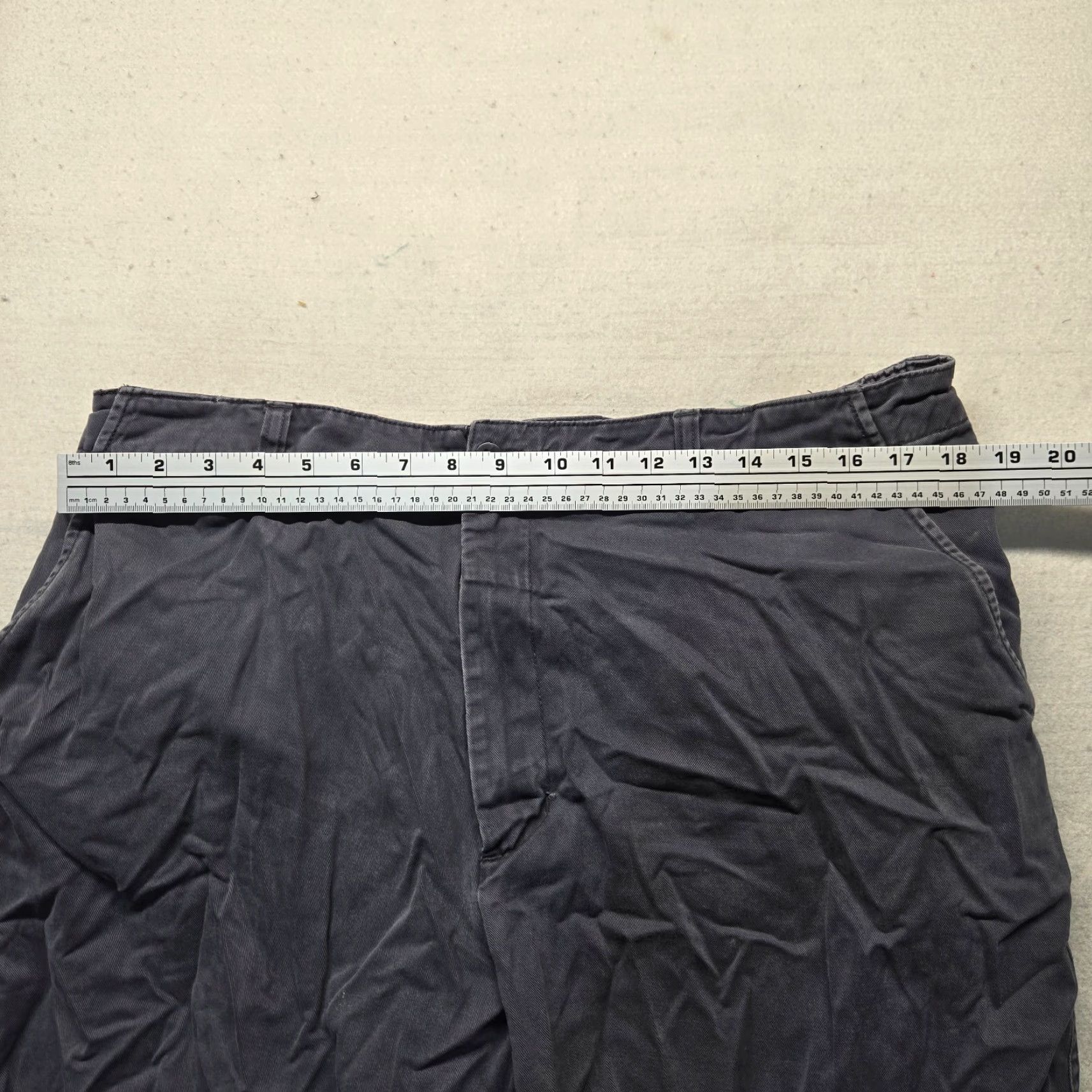 Vintage Cabela's Pants Mens 40" Waist 30" Inseam Gray Chino Style Straight Fit Casual Regular Size US 40 / EU 56 - 4 Thumbnail