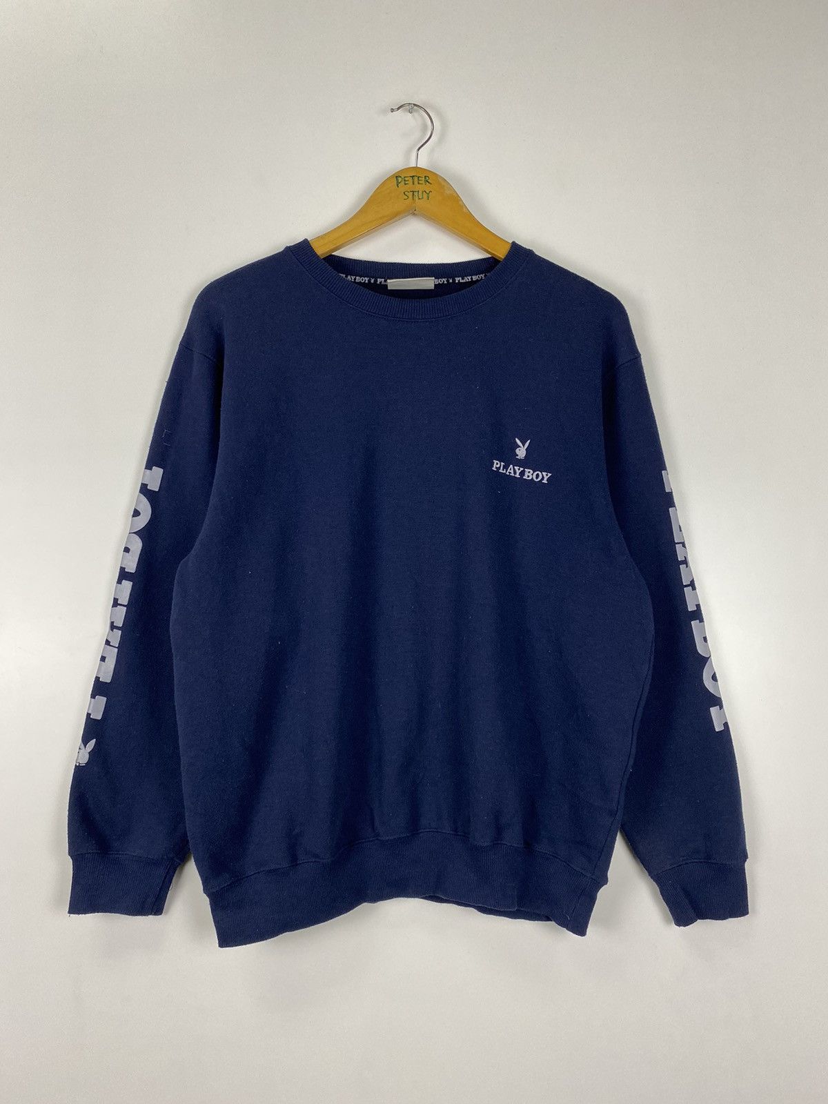 Playboy × Vintage Vintage Playboy big logo sweatshirt Size US M / EU 48-50 / 2 - 2 Thumbnail