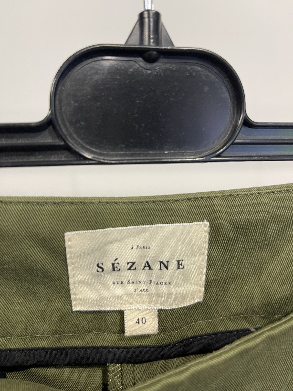 Sezane 🔥 Sezane woman’s pants trousers khaki 40 Size 30" / US 8 / IT 44 - 3 Thumbnail