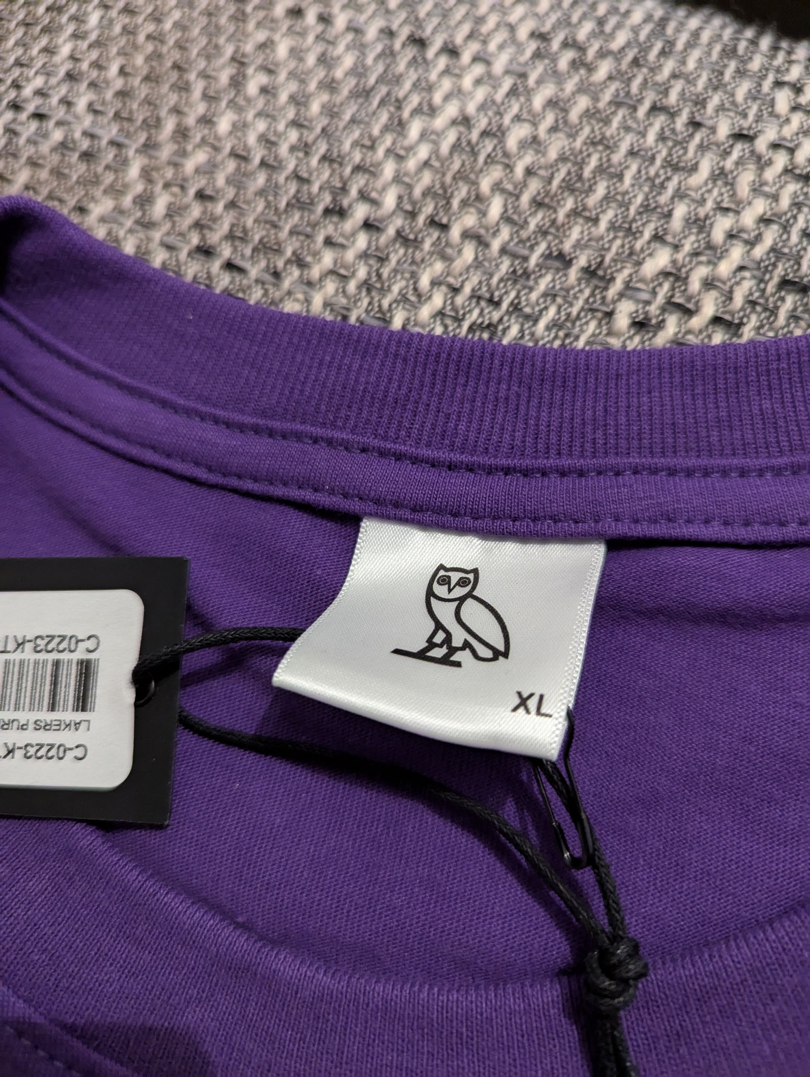 NBA × October's Very Own LA LAKERS x OVO (NBA T-shirt) [new / never worn] Size US XL / EU 56 / 4 - 7 Thumbnail