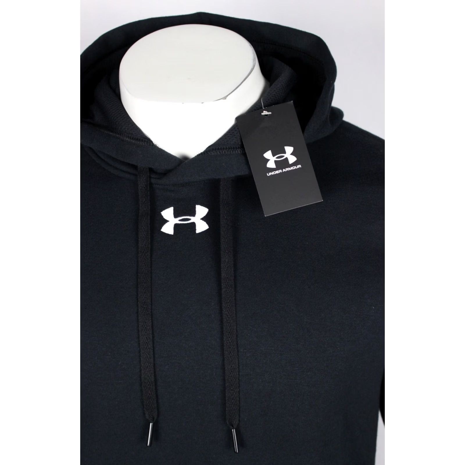 Under Armour Under Armour Men's Hoodie Hustle Fleece Sweatshirt M Medium Black 1300123 001 Size US S / EU 44-46 / 1 - 3 Thumbnail