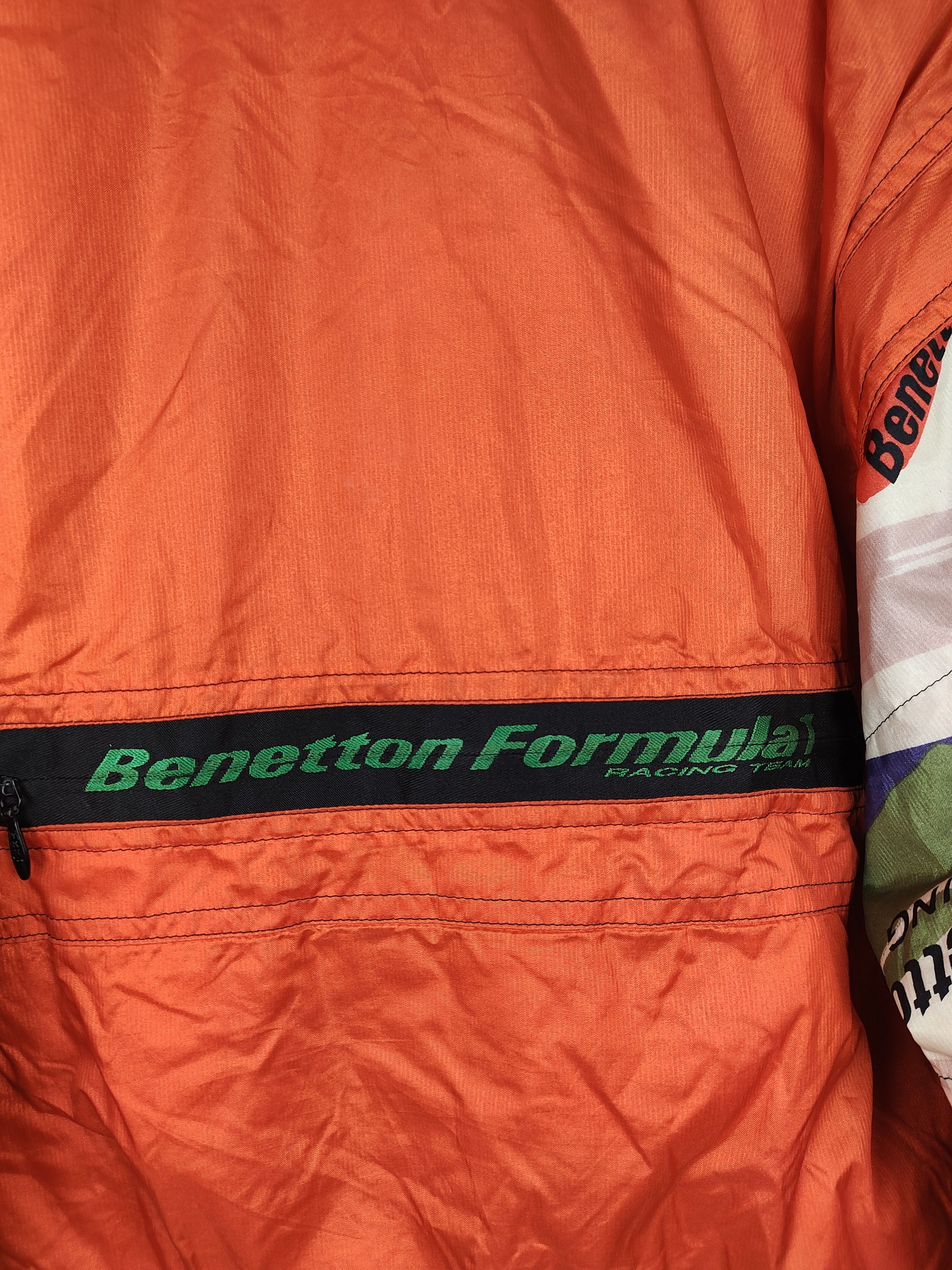 Benetton Vintage Benetton Formula 1 Racing Team Hooded Jacket Size US M / EU 48-50 / 2 - 8 Thumbnail