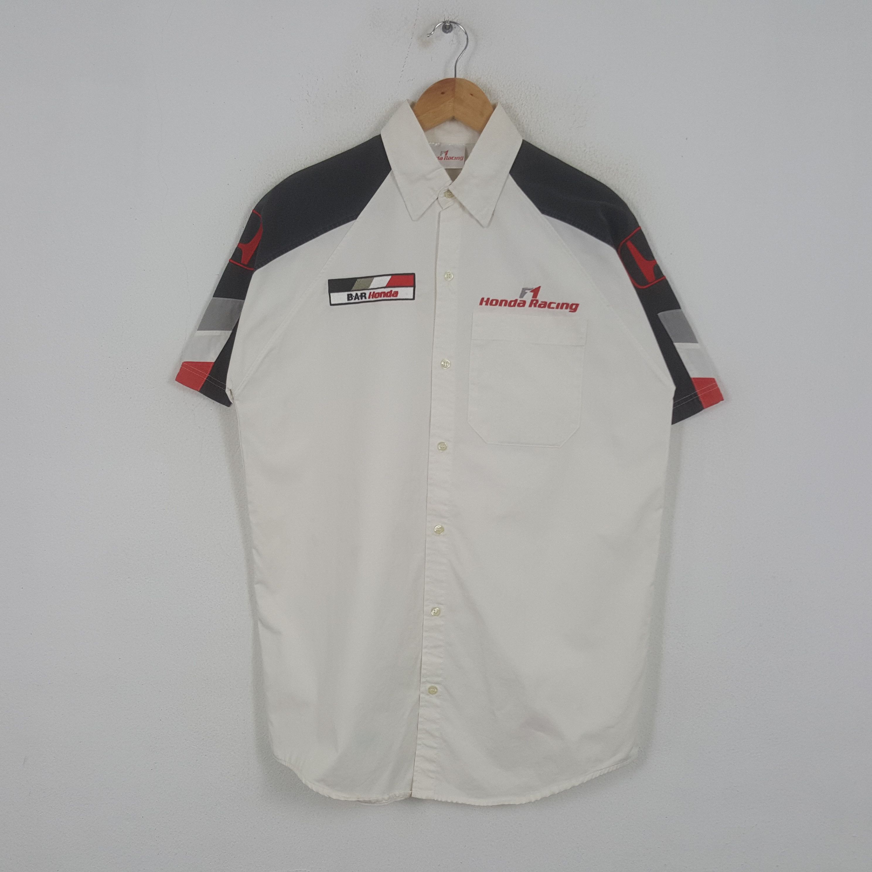 Vintage Honda Japanese Racing Team Work Shirt Button Up