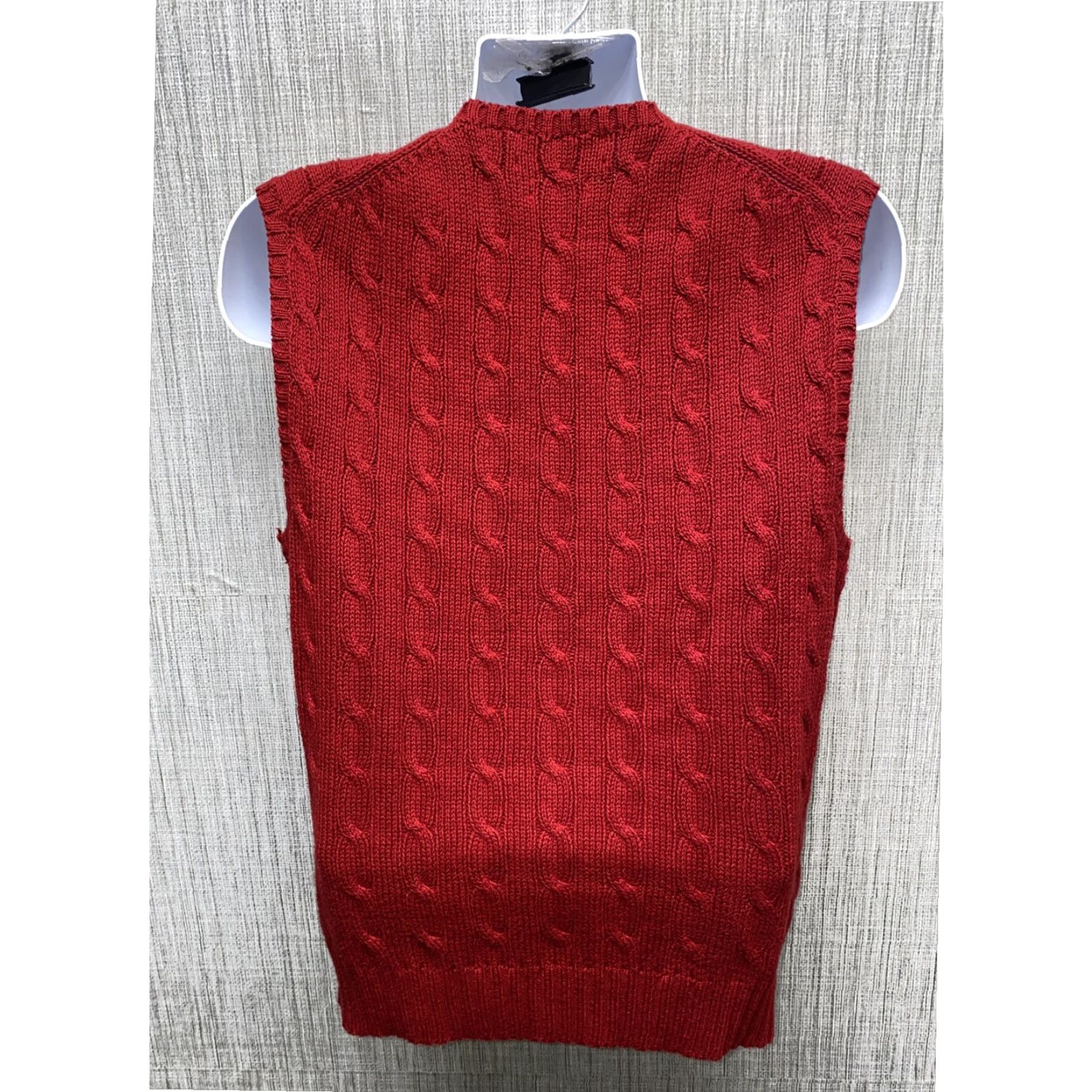 Polo Ralph Lauren Polo Ralph Lauren Mens Red V-Neck Sweater Size Medium Size US M / EU 48-50 / 2 - 4 Thumbnail