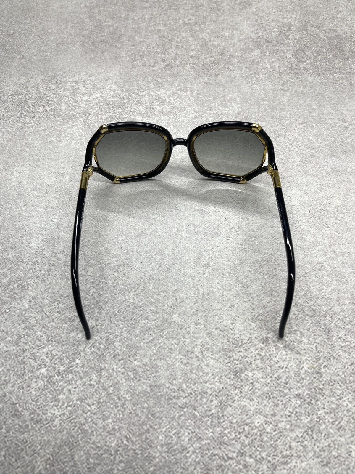 TED LAPIDUS Ted Lapidus Paris 1970 Black Gold Sunglasses Tom Ford Style Size ONE SIZE - 13 Thumbnail