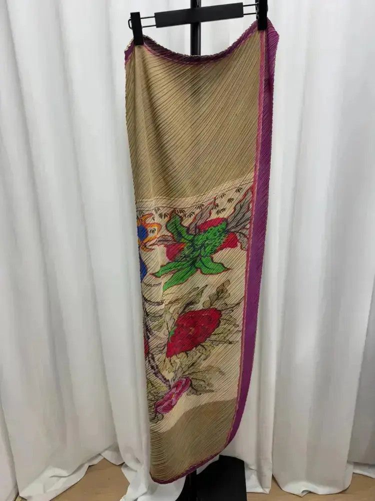 Issey Miyake Pleats Please Painting Scarf
