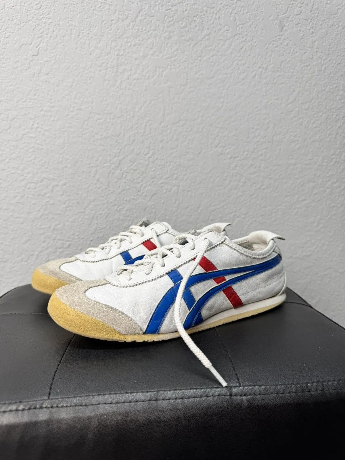 Asics × Onitsuka Tiger × Vintage Vintage Onitsuka Tiger Shoes Suede 66 Kill Bill Asics White Size US 9.5 / IT 39.5 - 3 Thumbnail