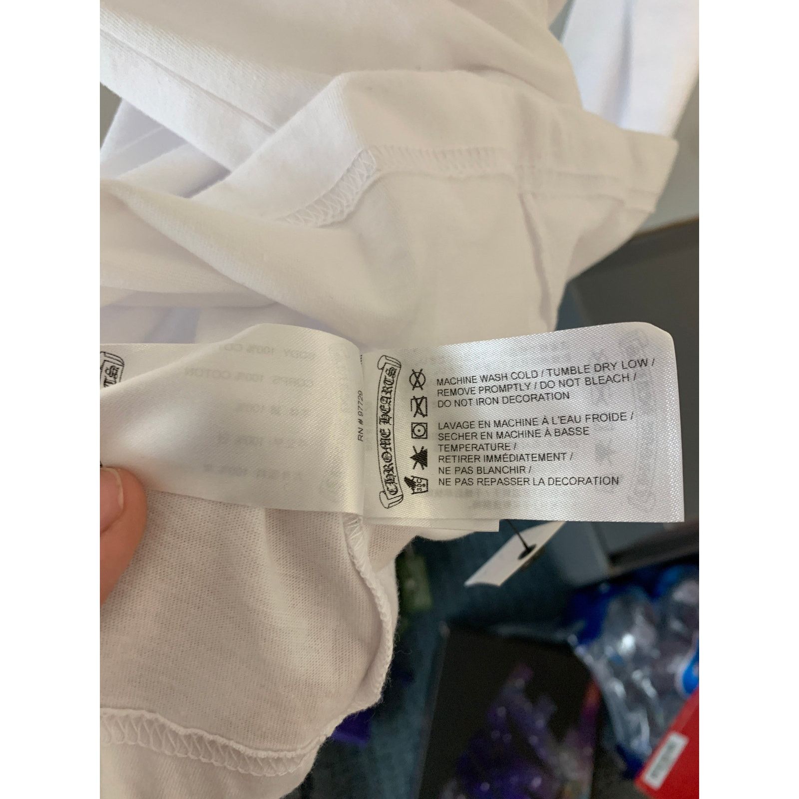 Chrome Hearts Chrome Hearts Long Sleeve Foti Tee White Size Small NEW Size US S / EU 44-46 / 1 - 5 Thumbnail