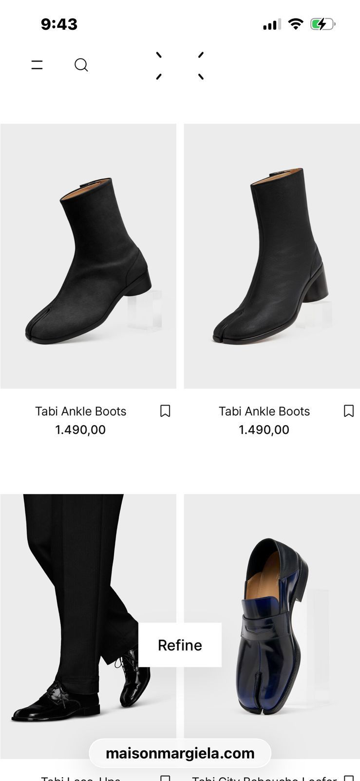 Maison Margiela Maison Margiela Tabi Boots 40 EUR 3cm Heel Size US 7 / EU 40 - 14 Thumbnail