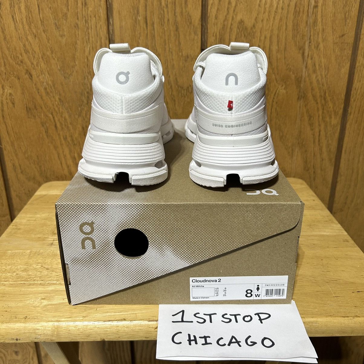Designer × On On Running Cloudnova 2 Shoes Women's 8 White Sportswear NEW Size US 8 / IT 38 - 3 Thumbnail