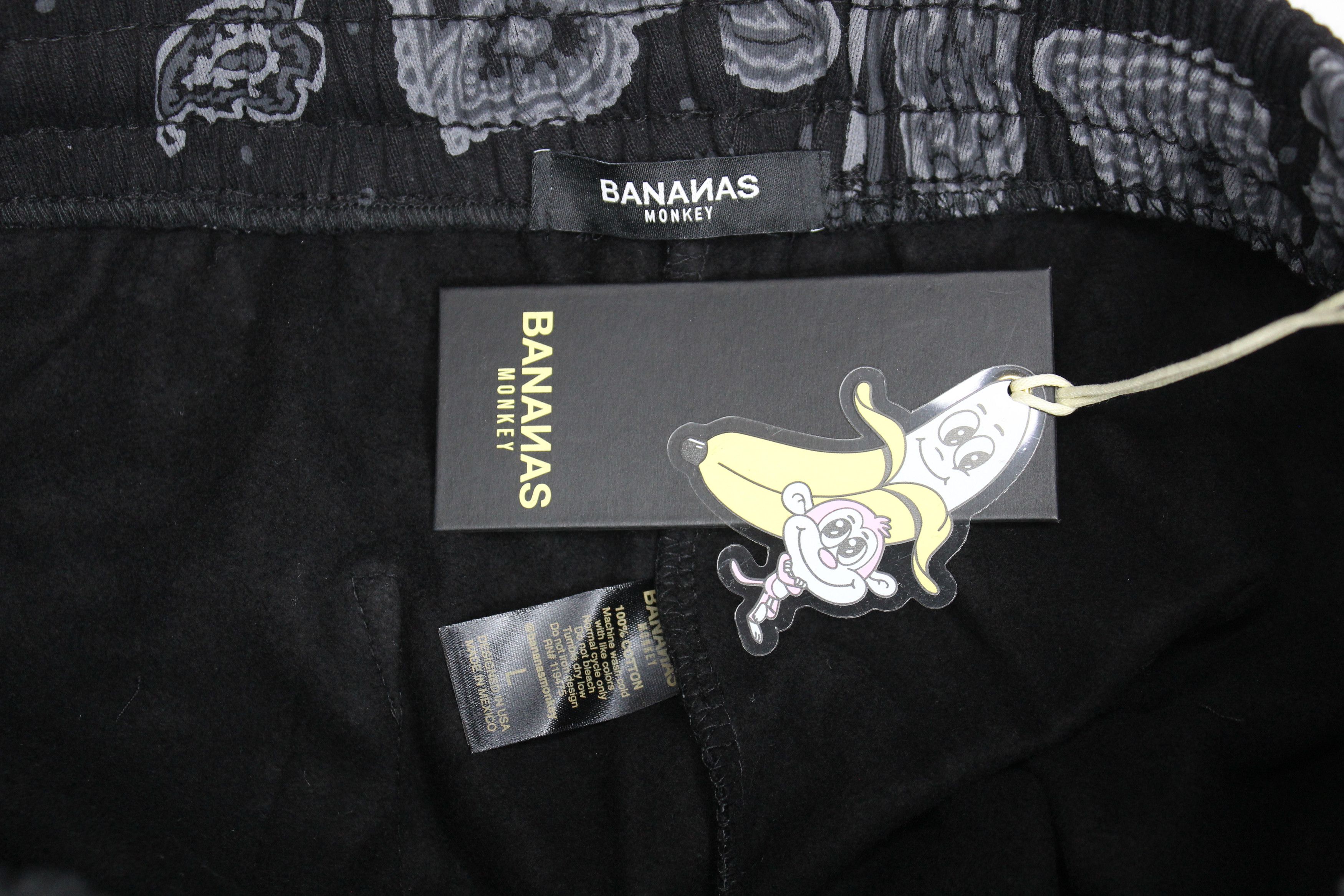 Other Bananas Monkey Black Paisley Sweatpants Large Size US 34 / EU 50 - 5 Thumbnail