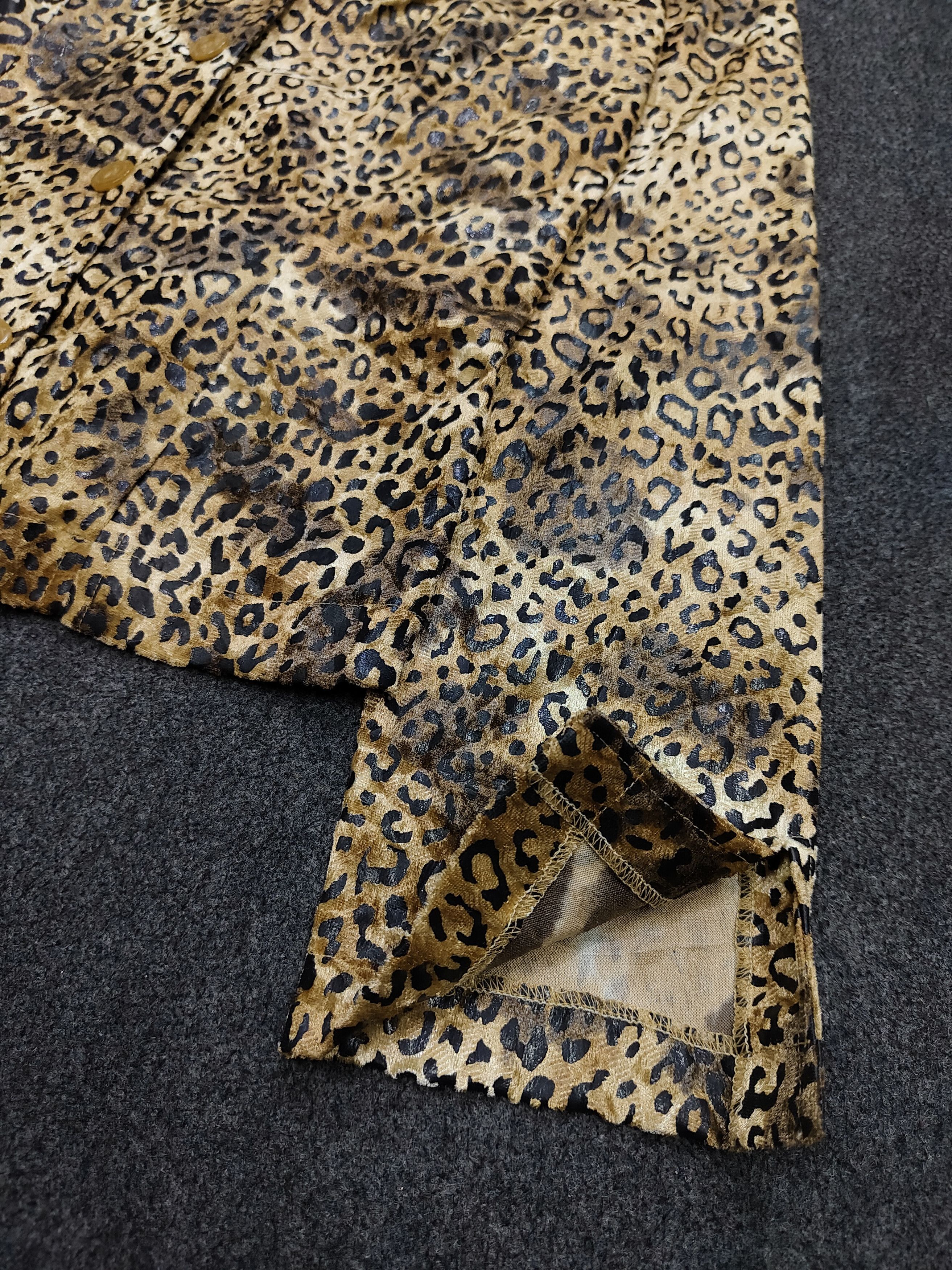 Seditionaries 90s La Garçonne de🇫🇷 Leopard Pattern Y2K Glam Rock Jacket Size S / US 4 / IT 40 - 6 Thumbnail