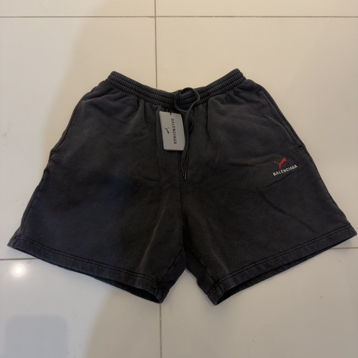 Balenciaga × Puma Balenciaga Puma Lockup Dry Shorts XXS 🚫READ DESCRIPTION Size US 34 / EU 50 - 1 Thumbnail