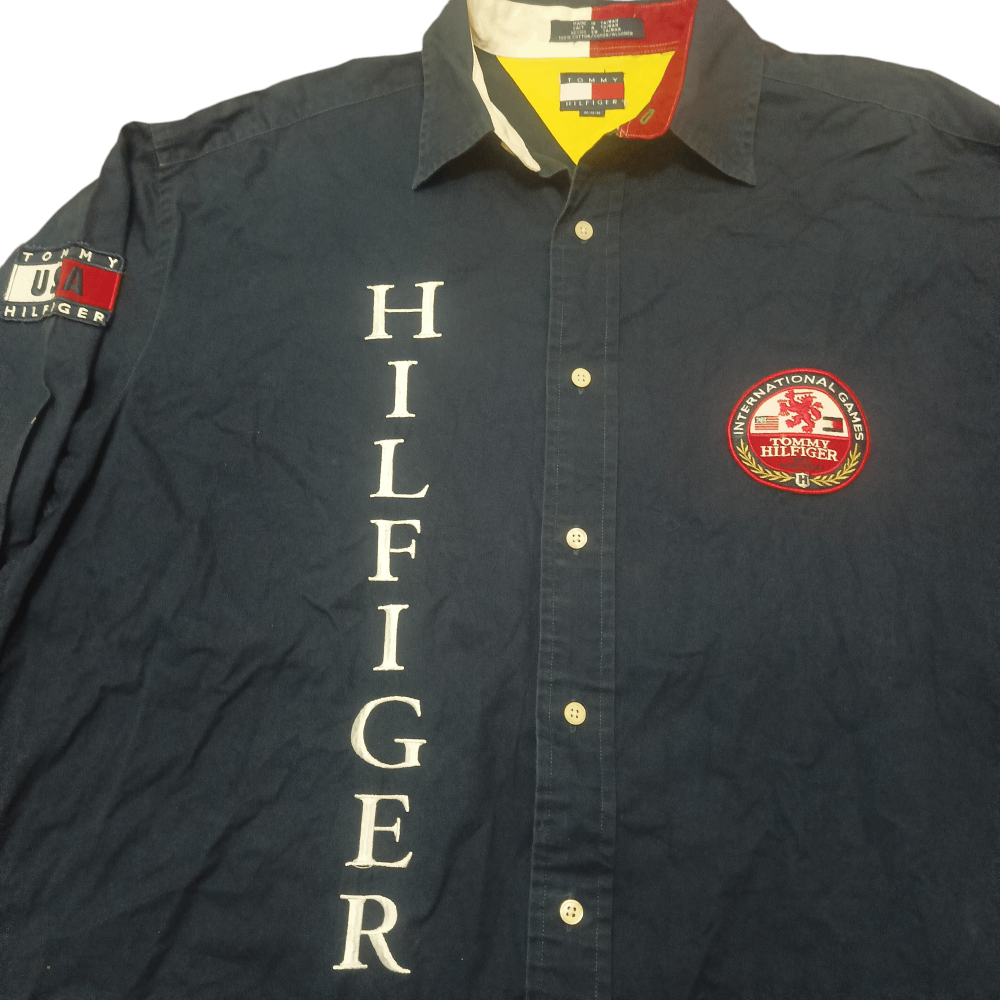Tommy Hilfiger Rare tommy hilfiger international Games USA 1996 Shirts Size US XL / EU 56 / 4 - 2 Thumbnail