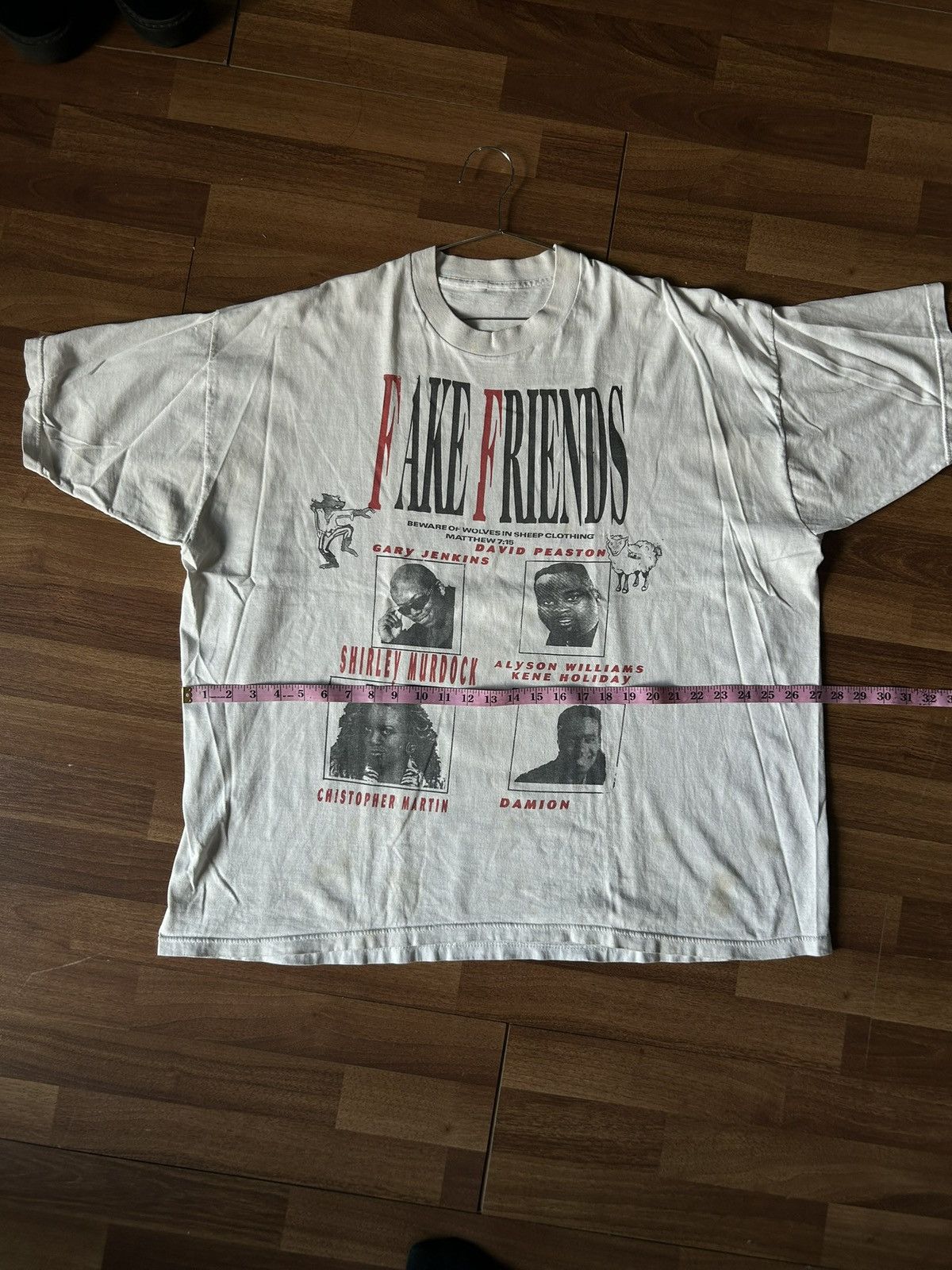 Vintage Vintage Fake Friends Vlone 90s Graphic T Shirt Size US XL / EU 56 / 4 - 8 Thumbnail
