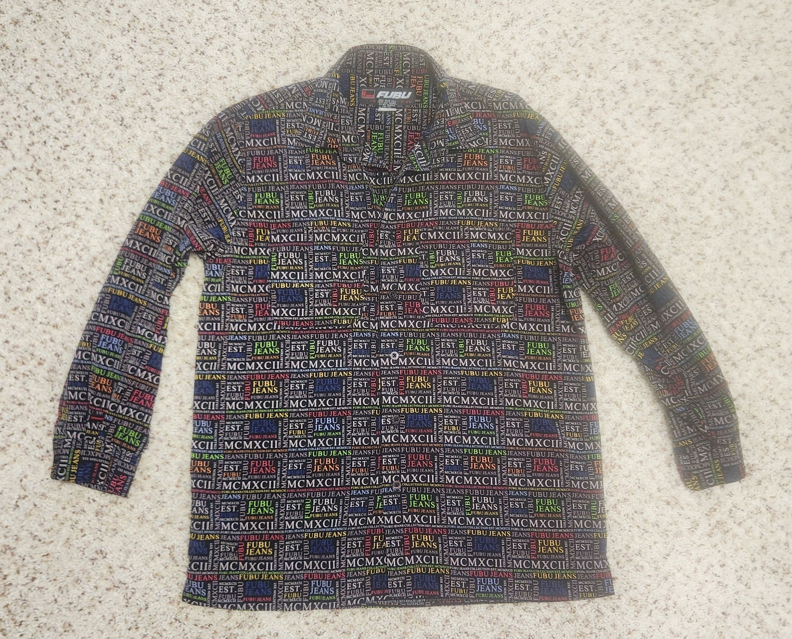 Fubu Fubu men's shirt M vintage signature collection 1992 Size US M / EU 48-50 / 2 - 7 Thumbnail