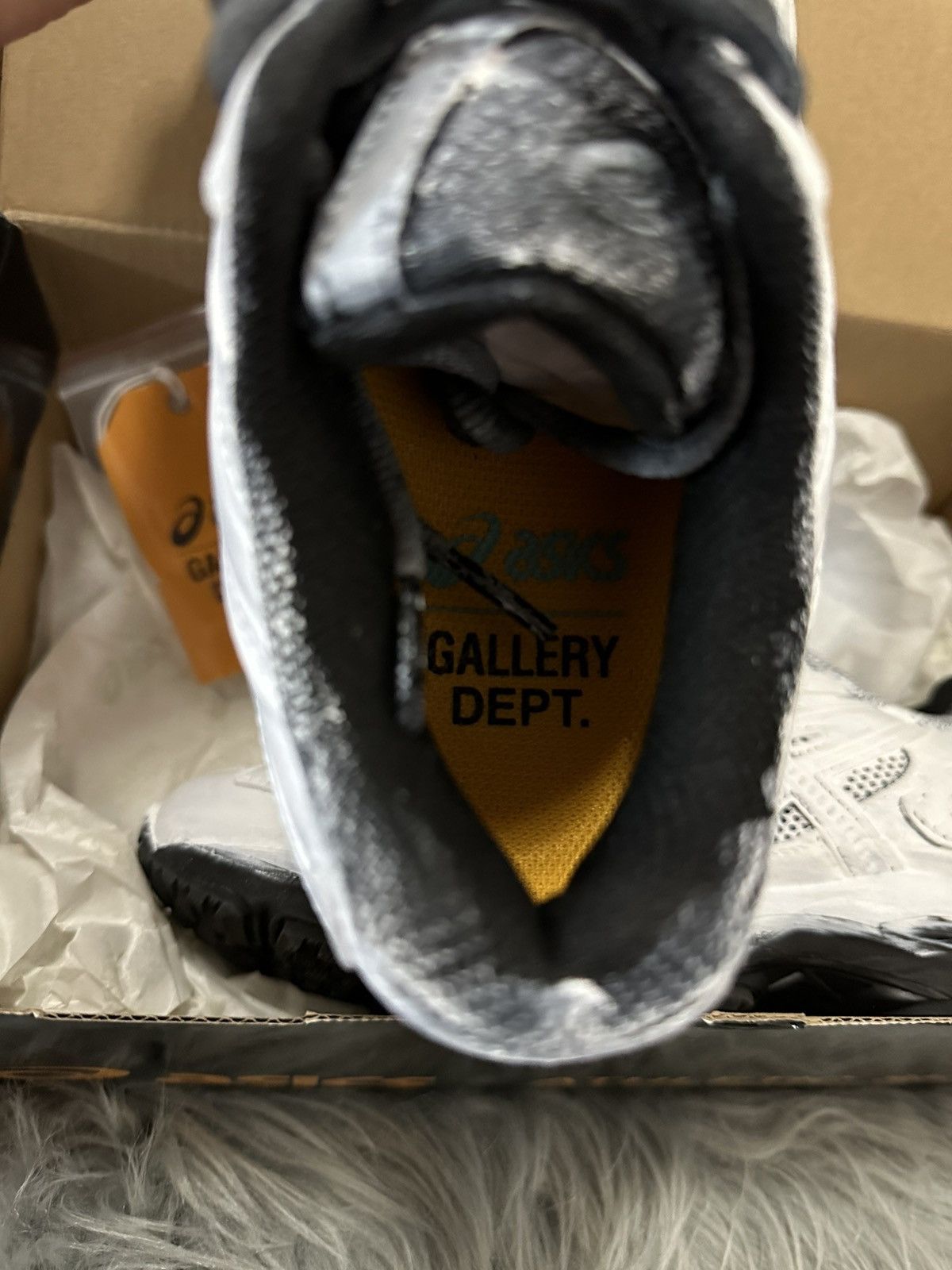 Asics × Gallery Dept. ASICS Gel-K1011 Gallery Dept. Mental Energy Painted Shoes Size US 5.5 / IT 35.5 - 3 Thumbnail