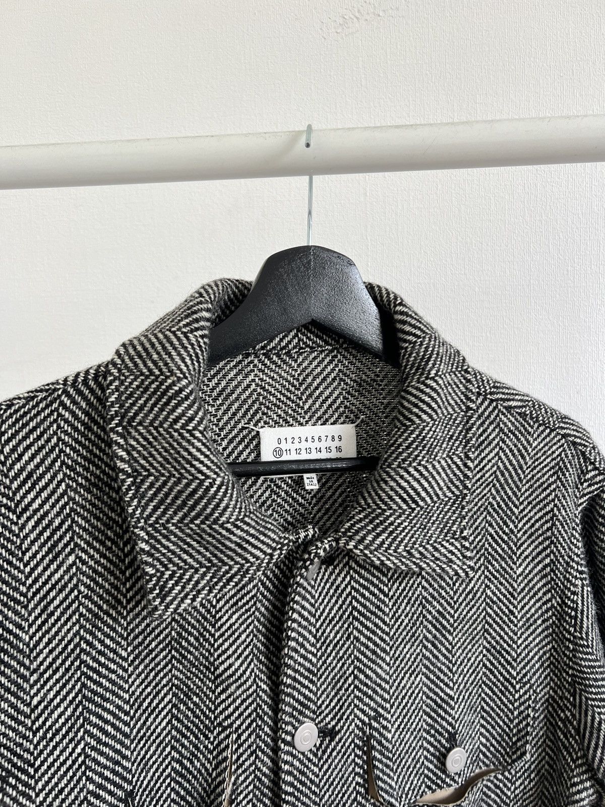 Maison Margiela Maison Margiela Wool Tweed Jacket Size US M / EU 48-50 / 2 - 7 Thumbnail