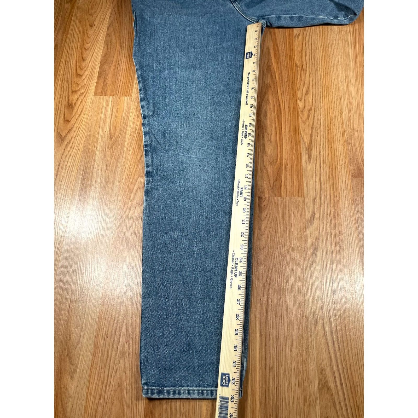 Sea New York New York Jeans Jeans High Rise Classic Fit Blue Wash 16 Tall Womens 100% Cotton Denim Long Straight Jeans Size 38" / US 16 / IT 52 - 5 Thumbnail