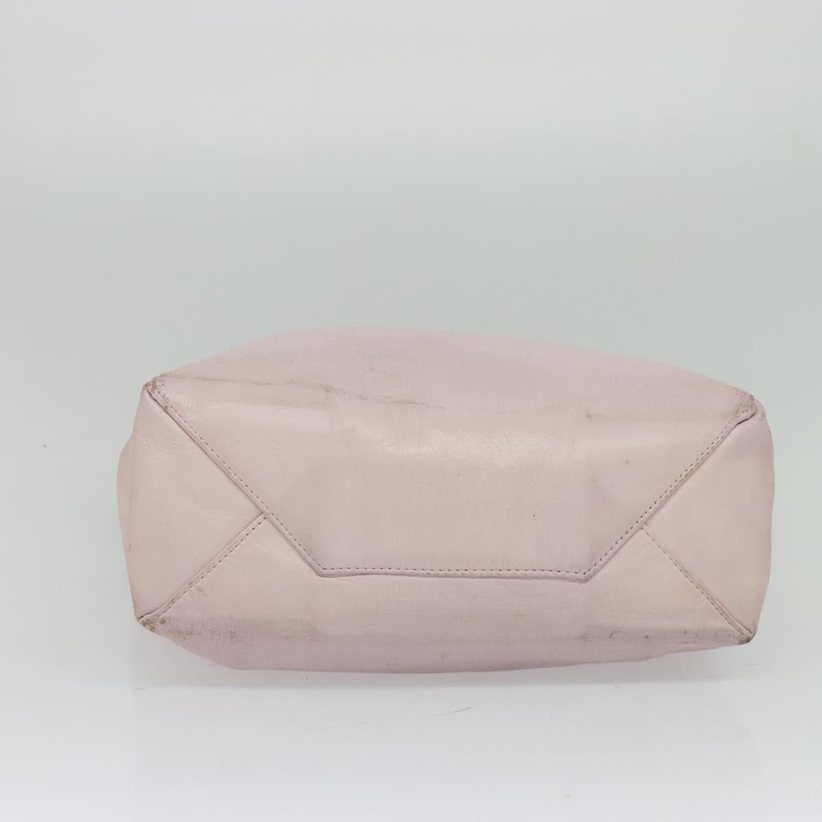 Celine CELINE Horizontalkava Tote Bag Leather Pink Gold Size ONE SIZE - 9 Thumbnail