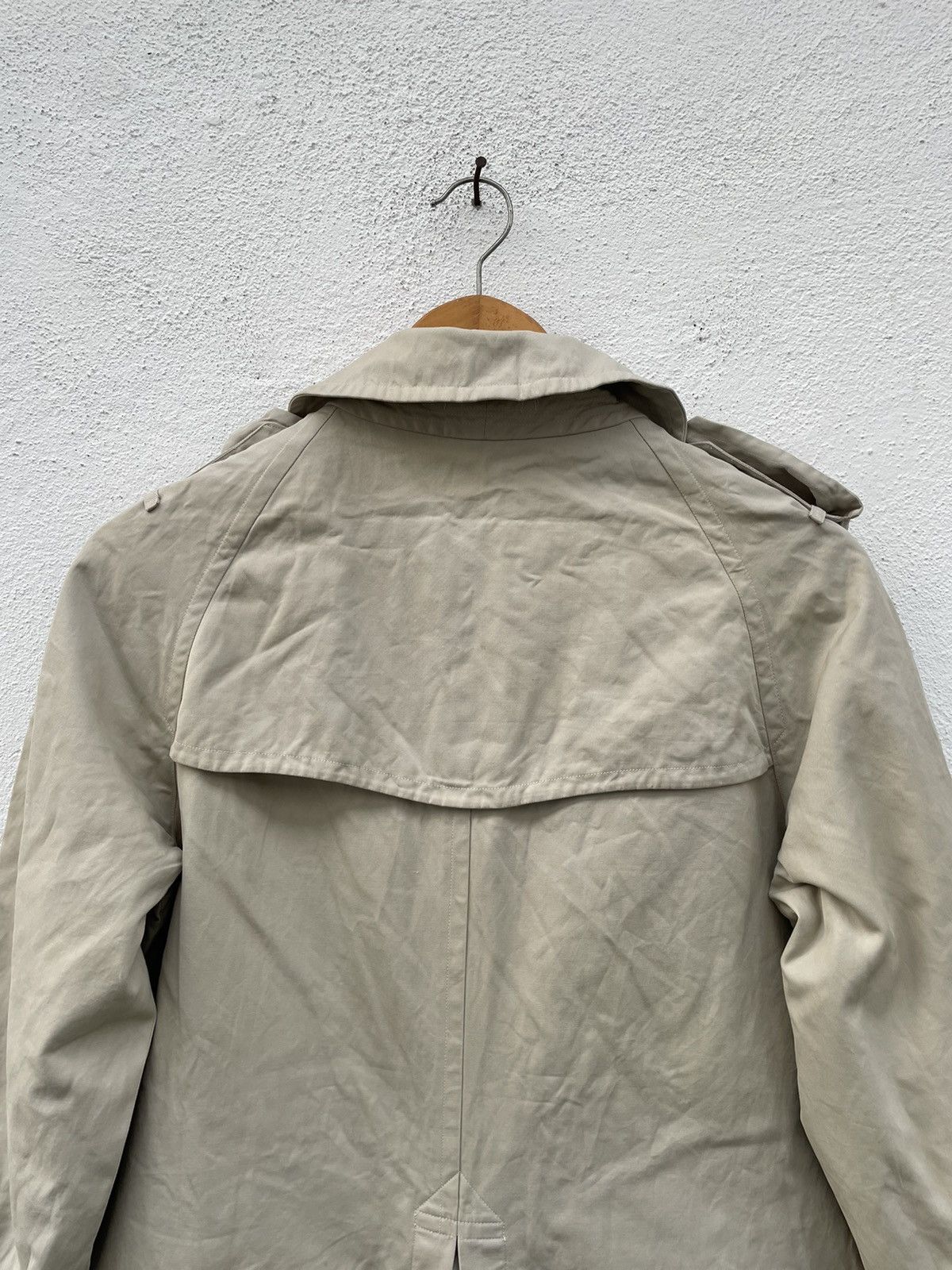 Burberry Prorsum × Vintage Vintage Burberrys Double Breasted Nova Check Trench Jacket Size US M / EU 48-50 / 2 - 7 Thumbnail