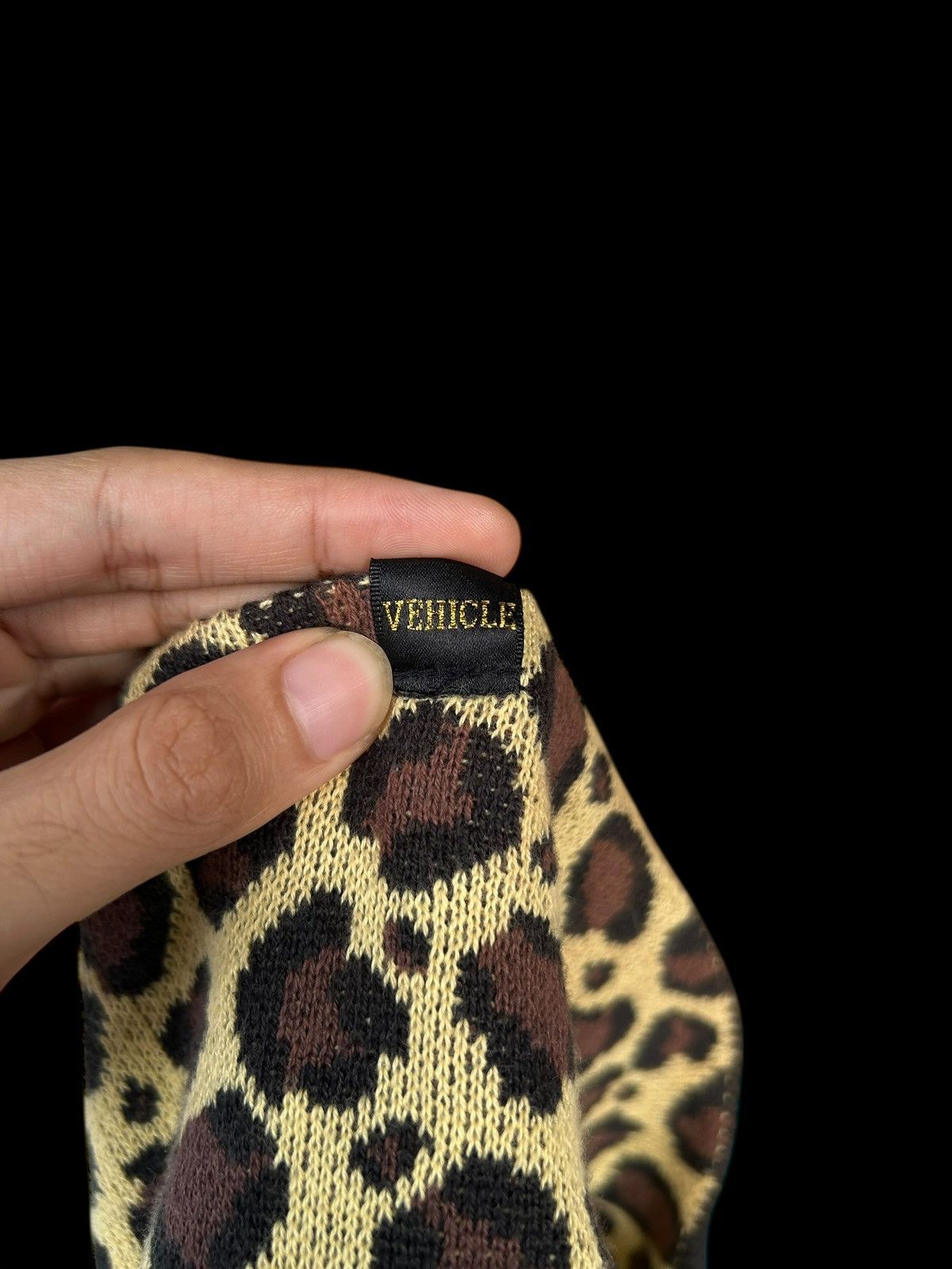 Japanese Brand × Kapital × Vintage Leopard Japanese Punk Bindage Style Reversible Beanie Hats Size ONE SIZE - 10 Thumbnail